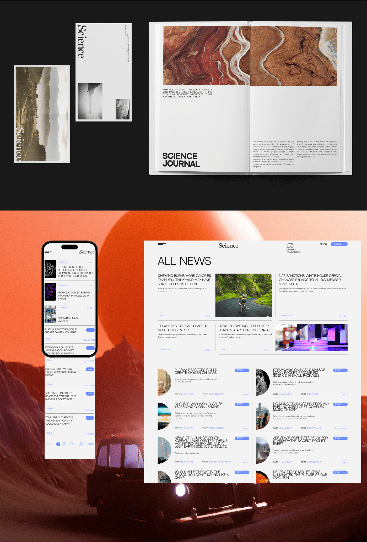 Science magazine design concept — Изображение №3 — Интерфейсы на Dprofile