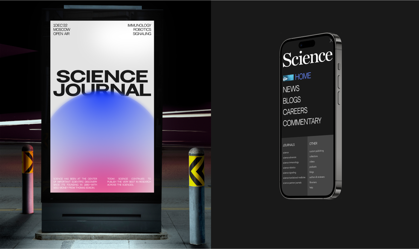 Science magazine design concept — Изображение №4 — Интерфейсы на Dprofile