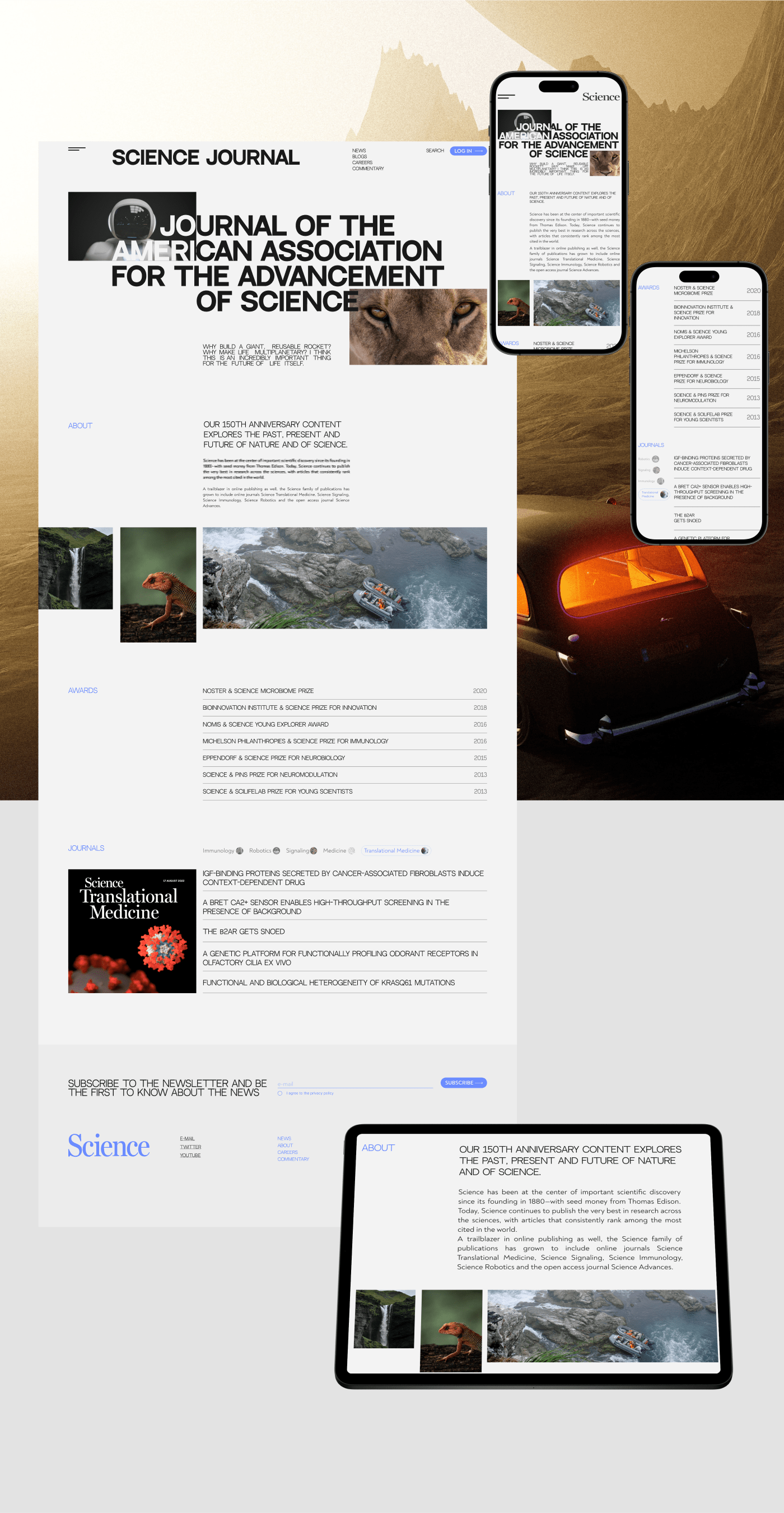 Science magazine design concept — Изображение №5 — Интерфейсы на Dprofile