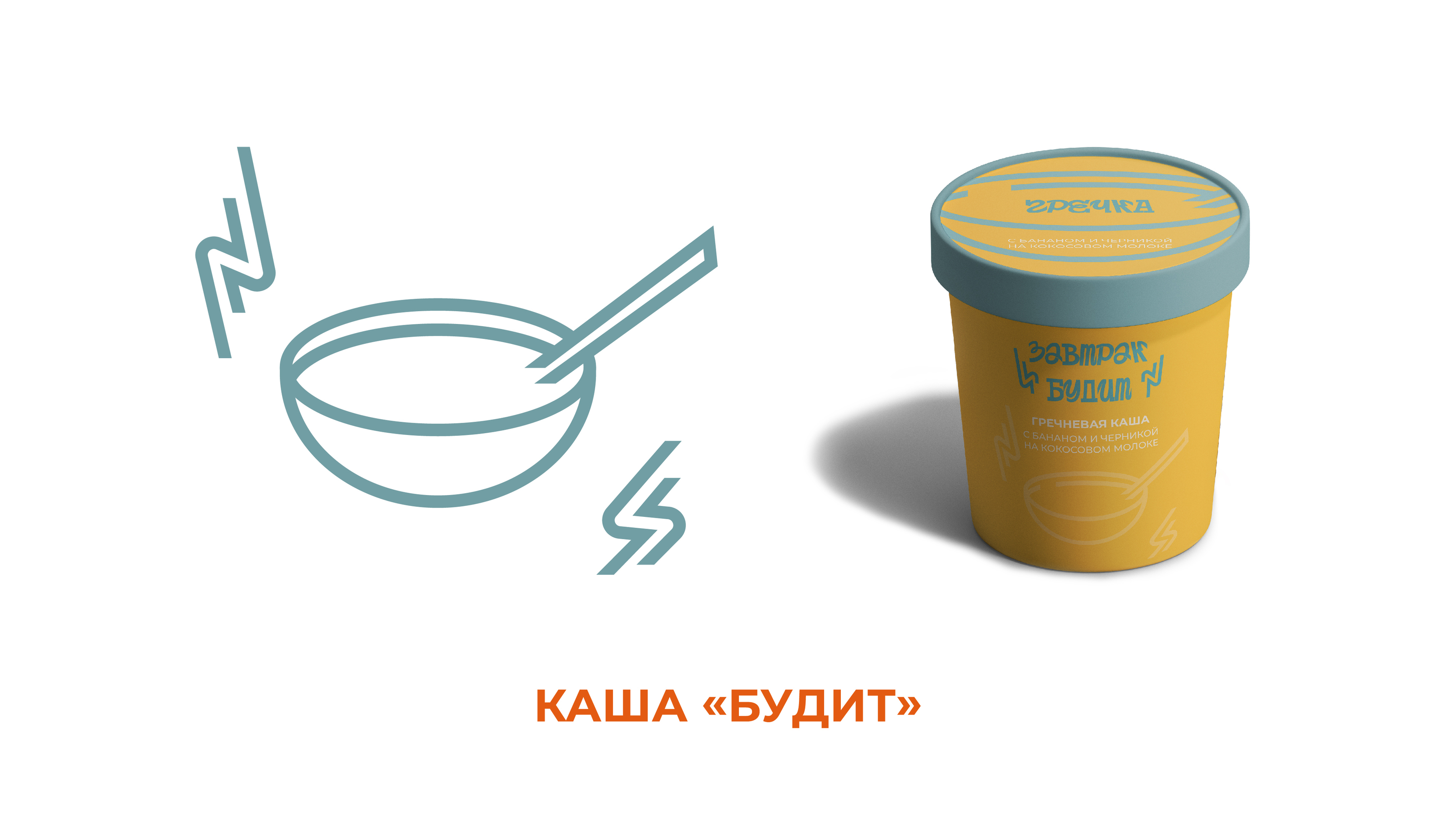 Концепт бренда "Завтрак будит" — Изображение №4 — Брендинг, Графика на Dprofile