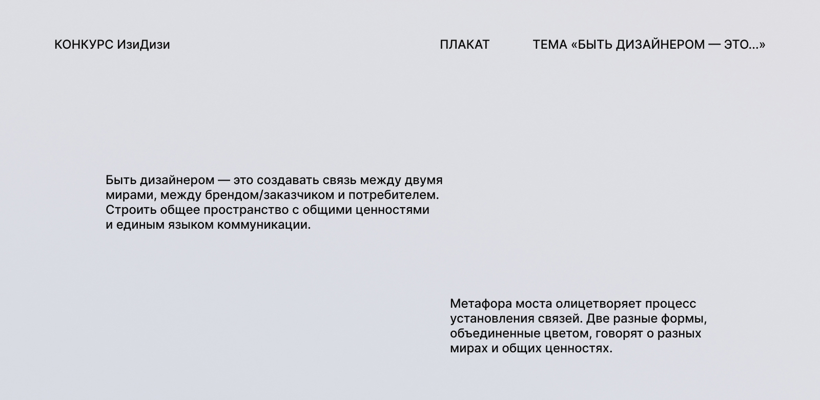 Плакат «Быть дизайнером — это...» Конкурс ИзиДизи. — Изображение №1 — Иллюстрация, Графика на Dprofile