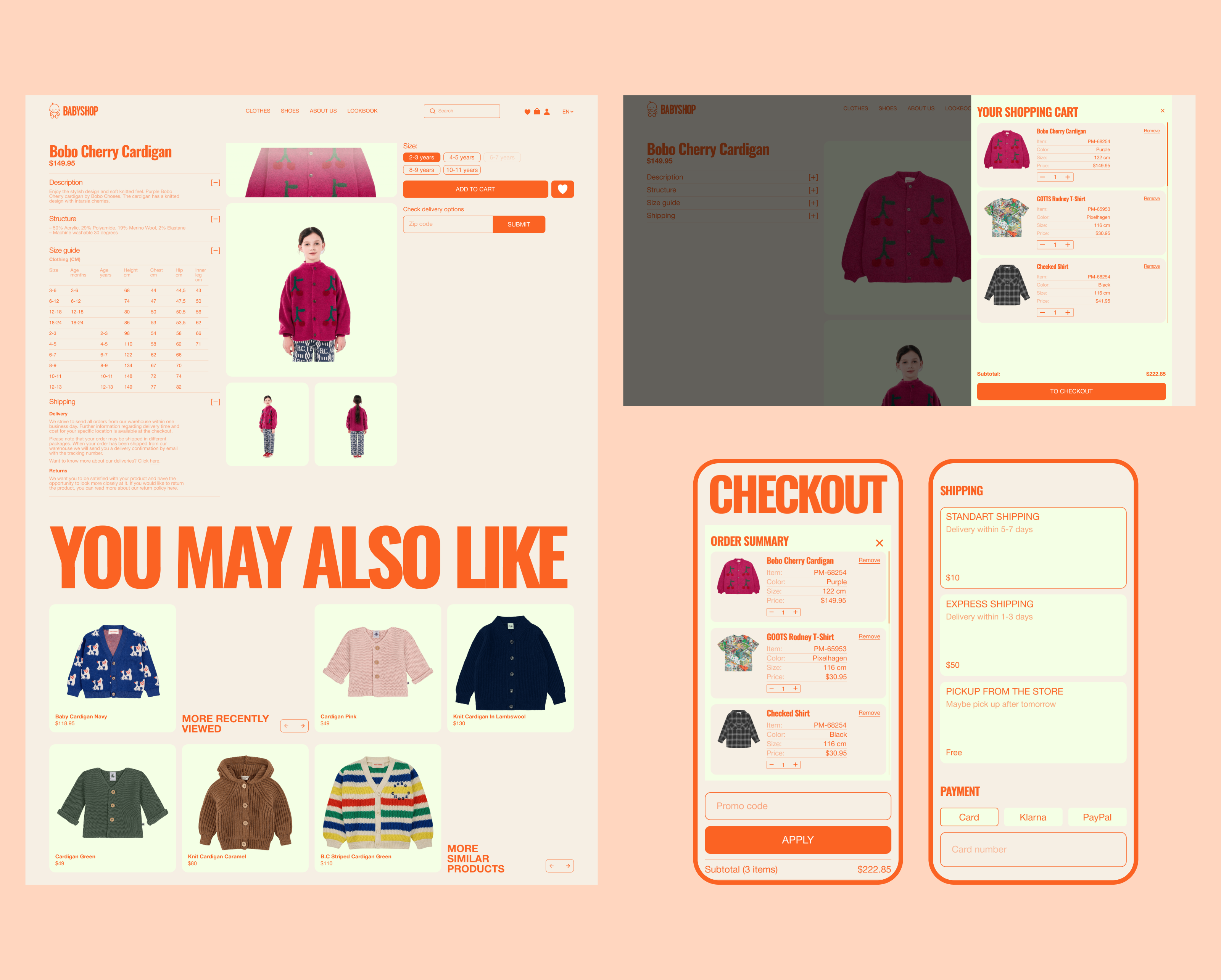 BABYSHOP | E-commerce redesign — Изображение №8 — Интерфейсы, Брендинг на Dprofile