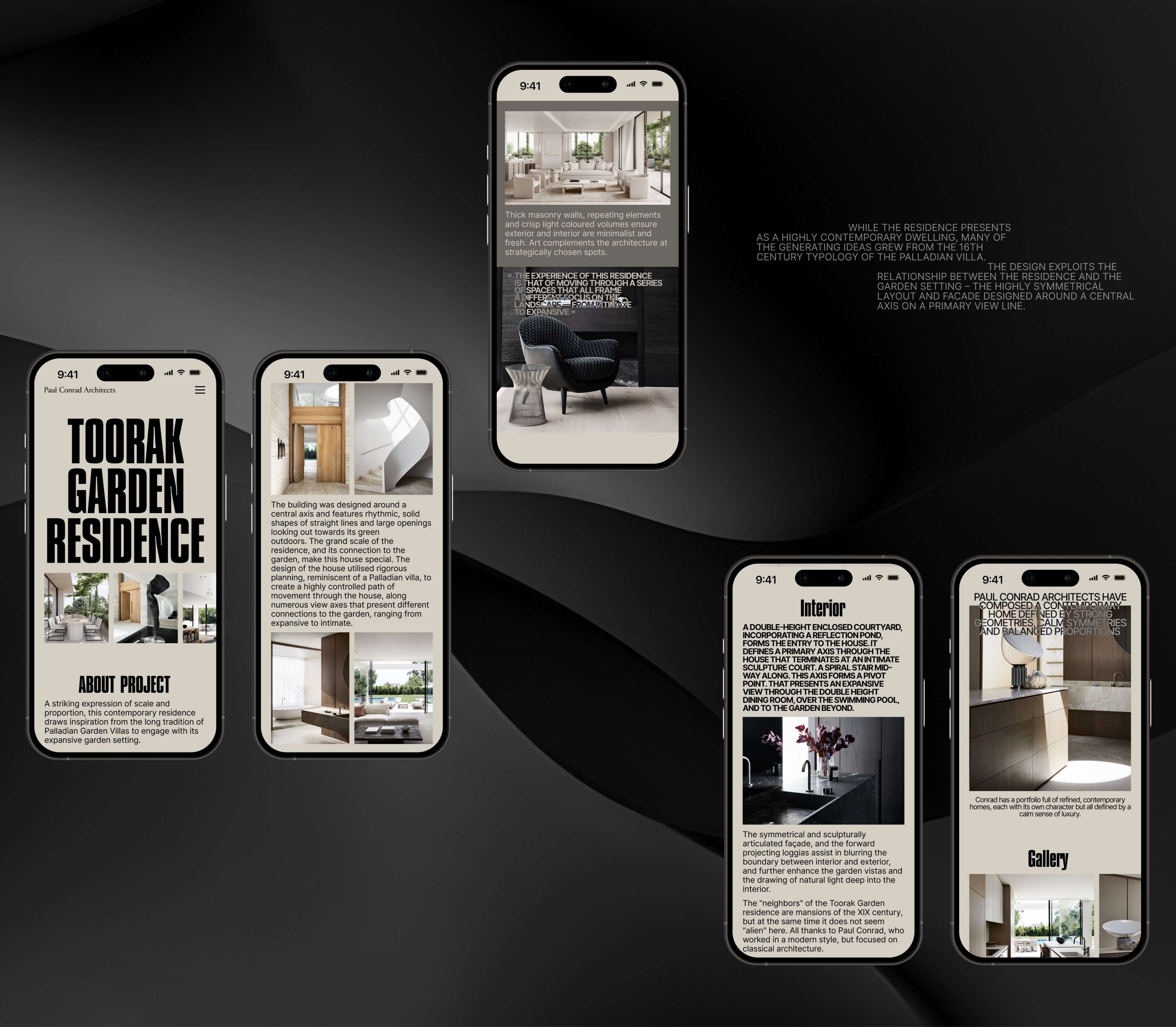PAUL CONRAD ARCHITECTS | Corporate website — Изображение №13 — Интерфейсы на Dprofile
