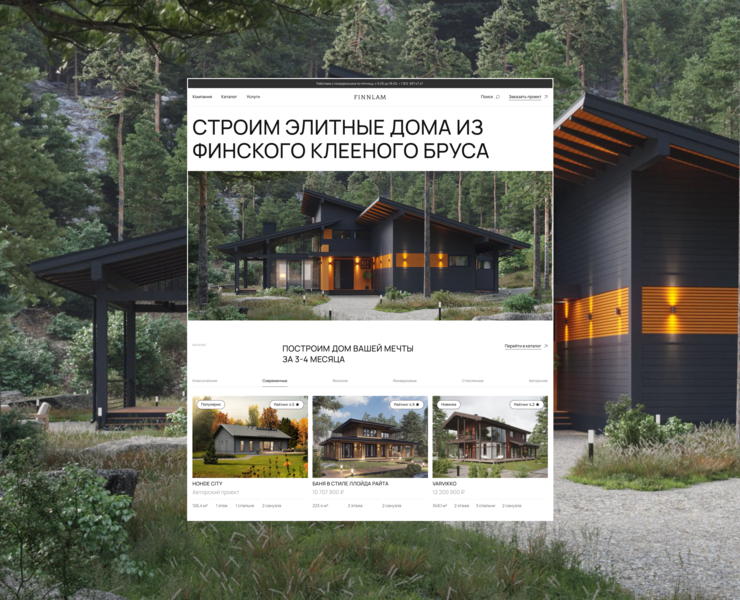 Finnlam — Интерфейсы, Иллюстрация на Dprofile