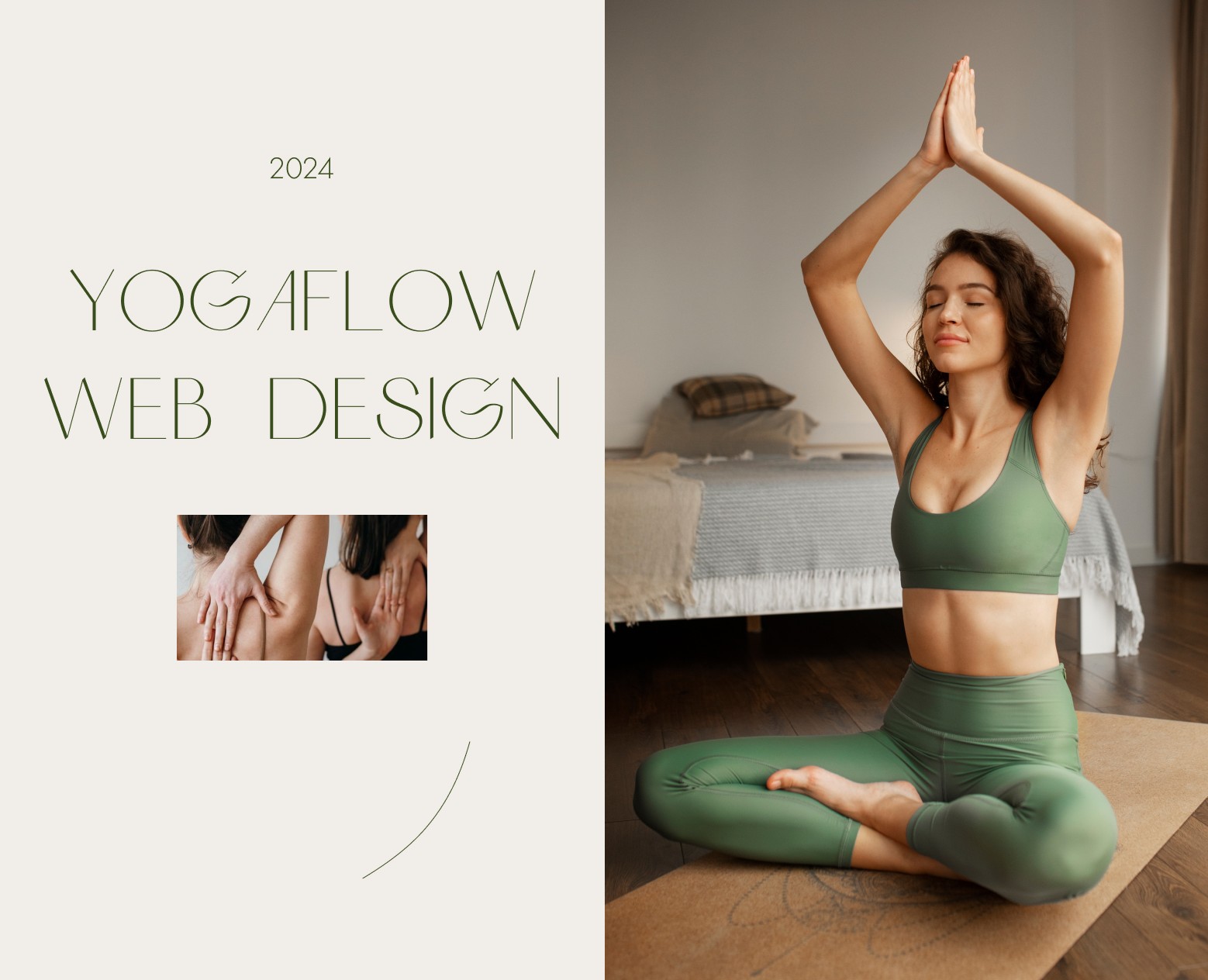 YOGAFLOW / Website design на Dprofile