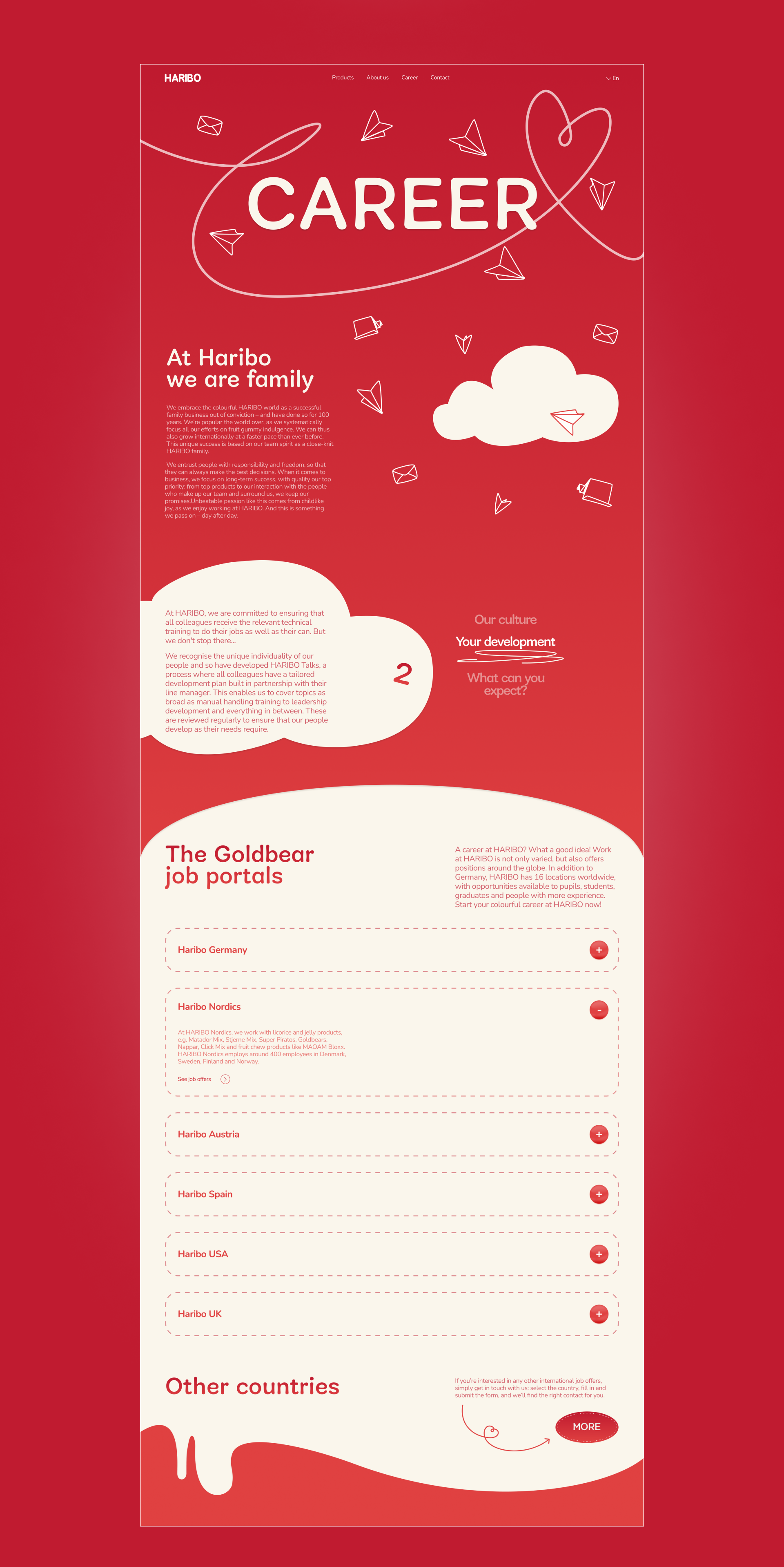 HARIBO / CORPORATE WEBSITE REDESIGN — Изображение №10 — Интерфейсы на Dprofile