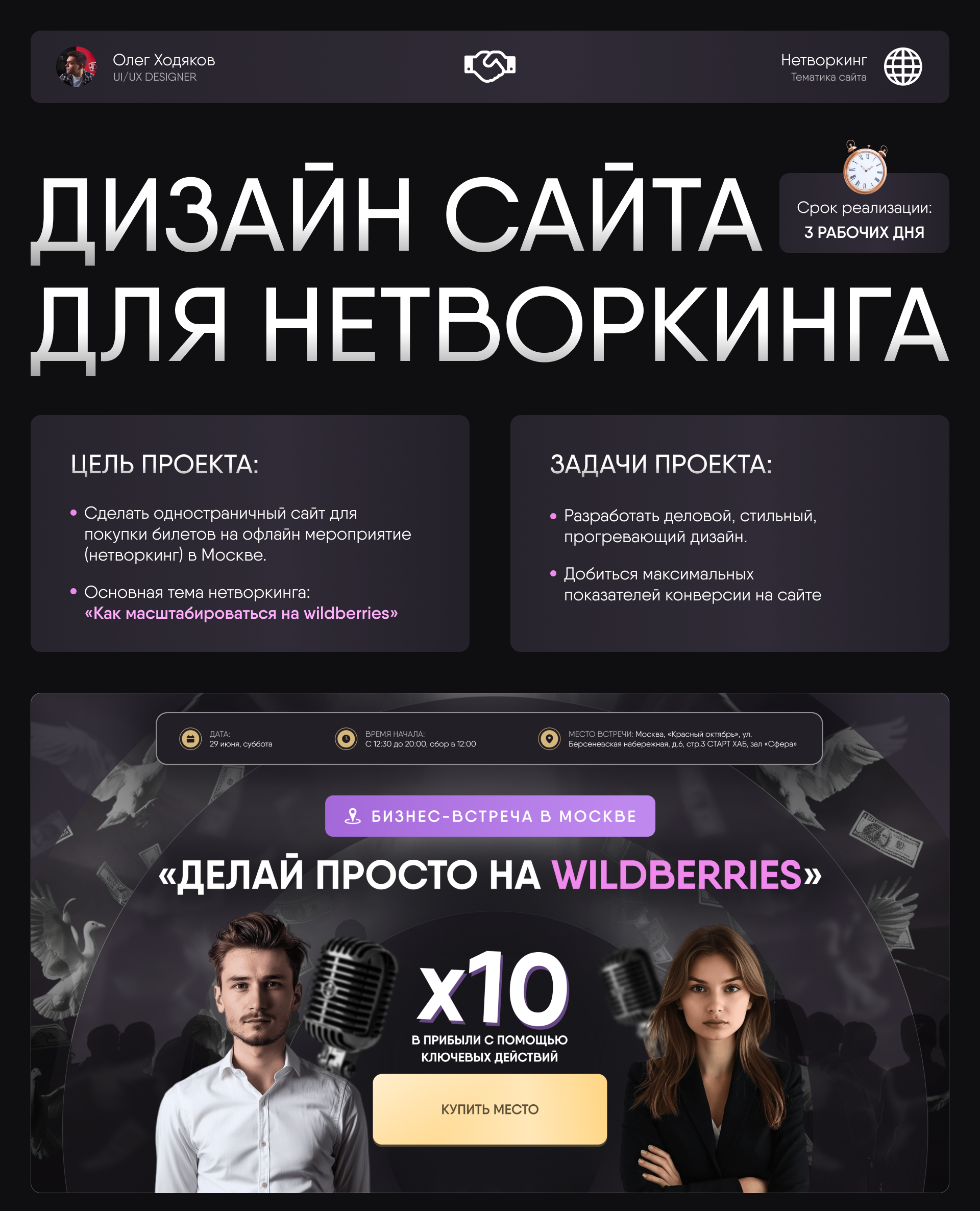 Сайт для нетворкинга — Изображение №1 — Интерфейсы, Графика на Dprofile