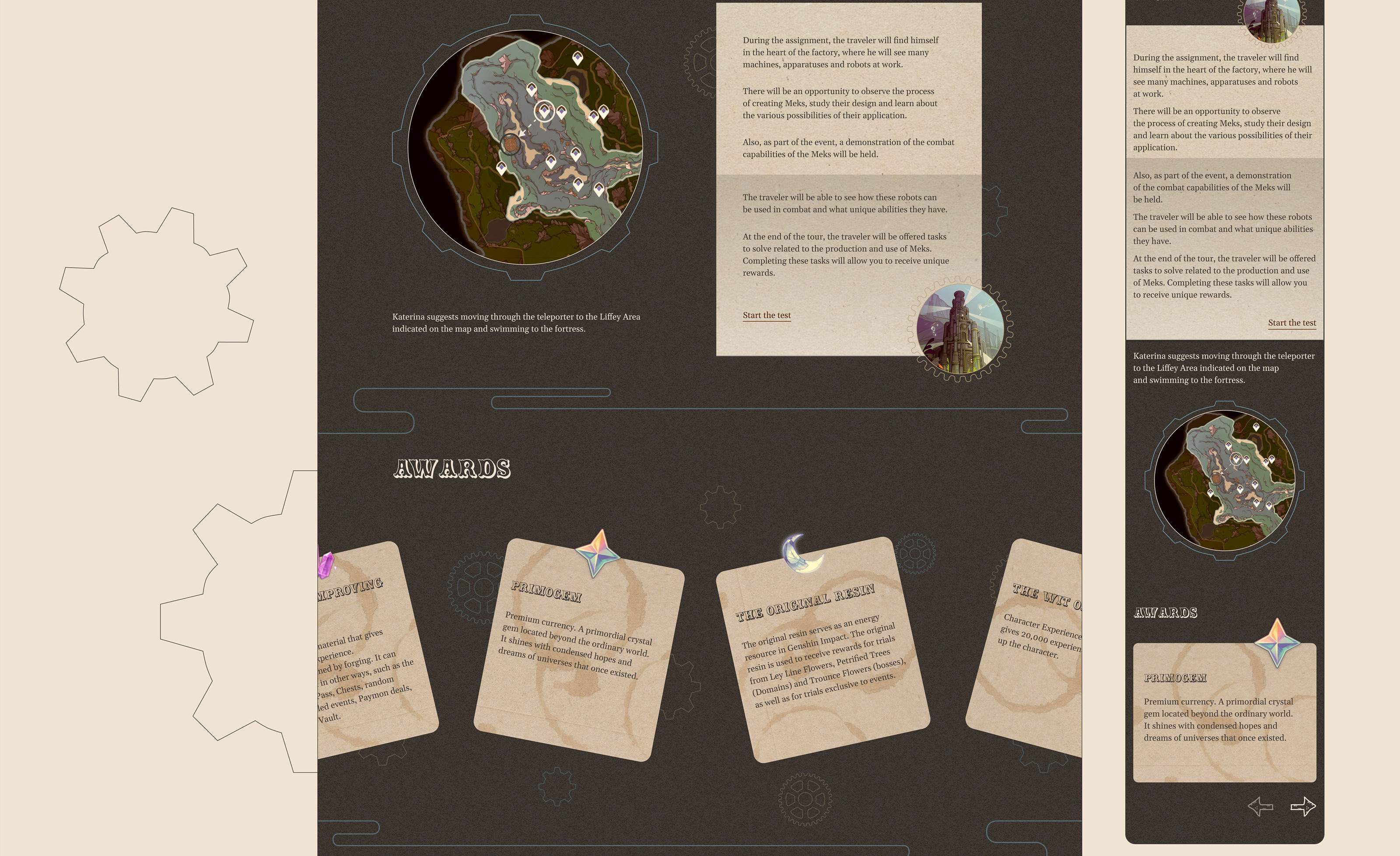 The event at Genshin Impact (UI/UX Design) — Изображение №11 — Интерфейсы, Анимация на Dprofile