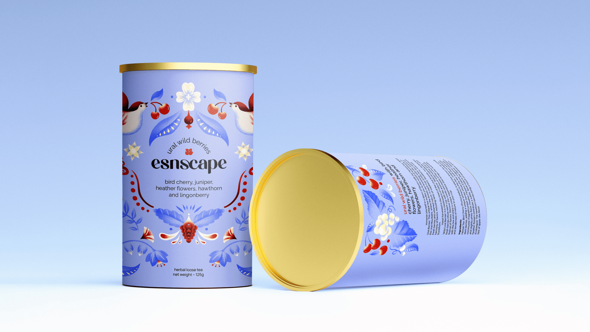 2023 | esnscape tea can design — Изображение №1 — Брендинг, Иллюстрация на Dprofile
