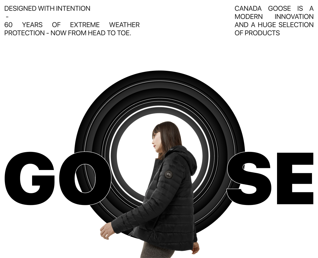 Canada Goose | E-commerce redesign — Интерфейсы, Анимация на Dprofile