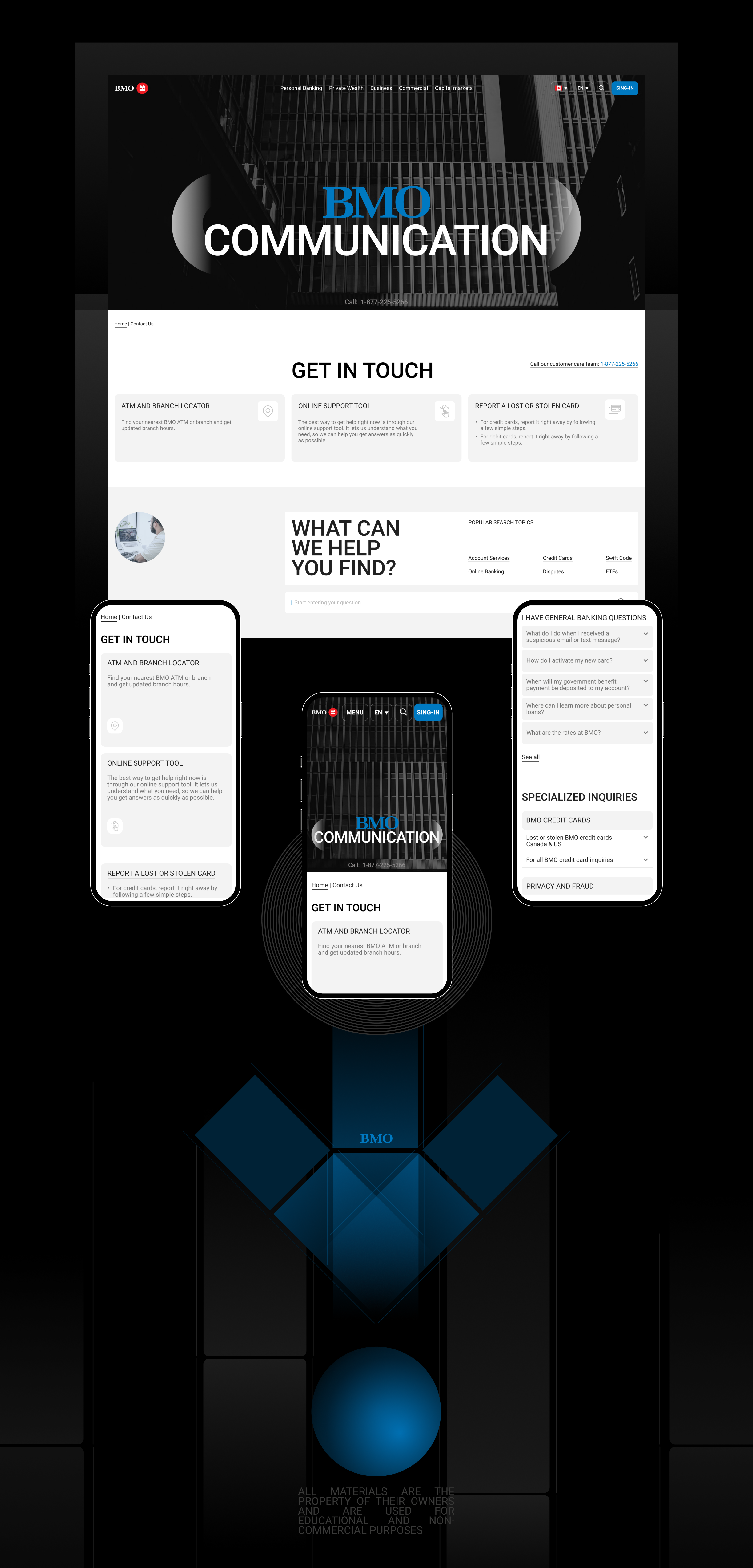 BMO | Corporate Website Redesign — Изображение №11 — Интерфейсы, Анимация на Dprofile
