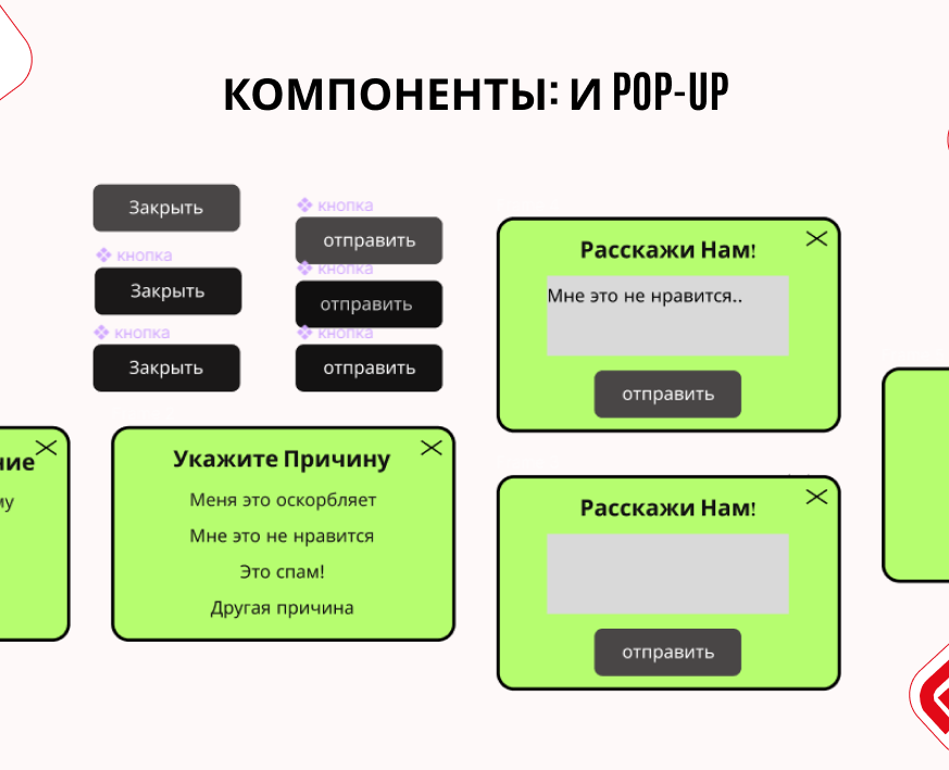 Компоненты: и POP-UP — Анимация, Маркетинг на Dprofile
