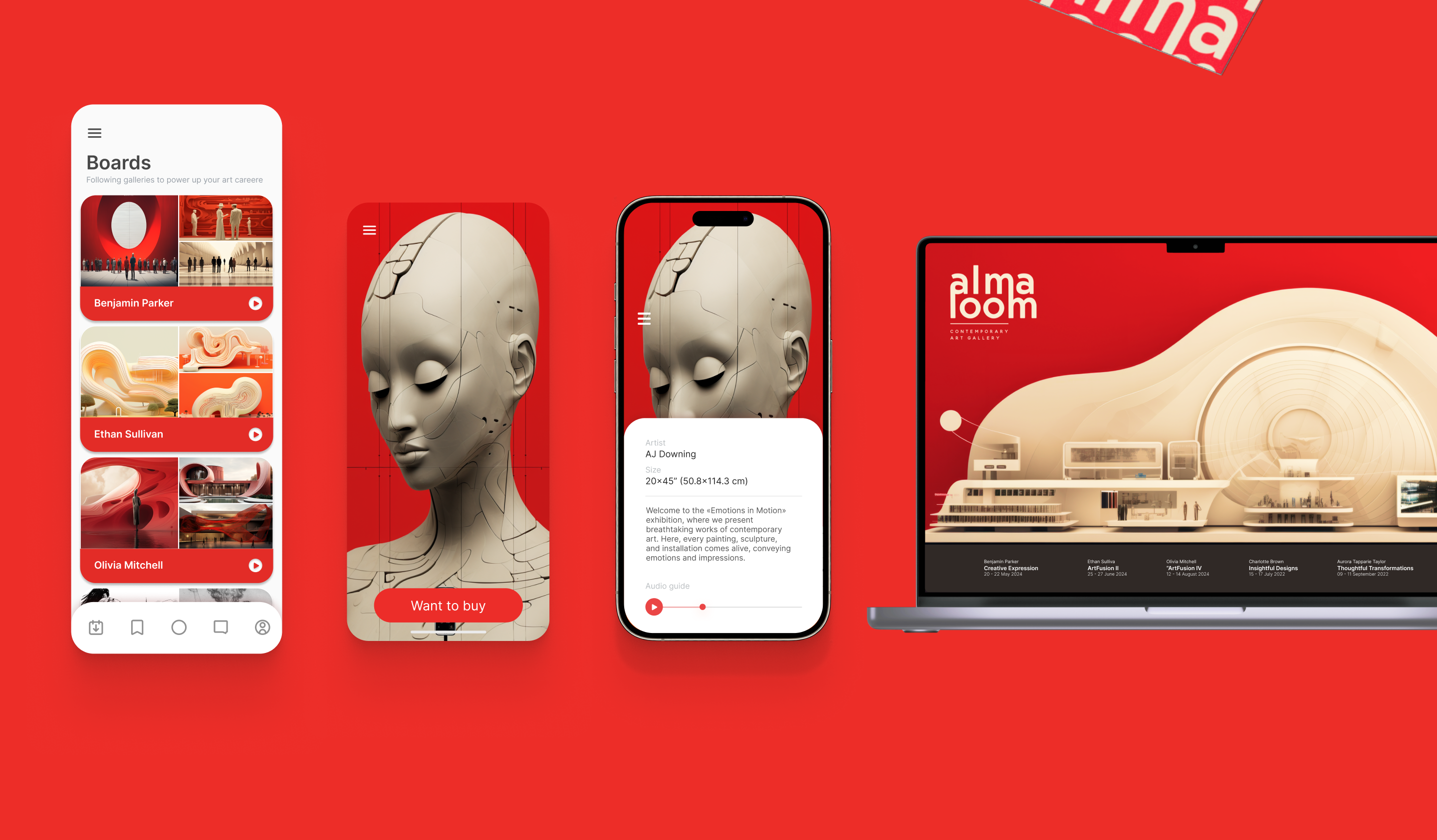 Contemporary Art-Gallery — Изображение №15 — Интерфейсы, Графика на Dprofile