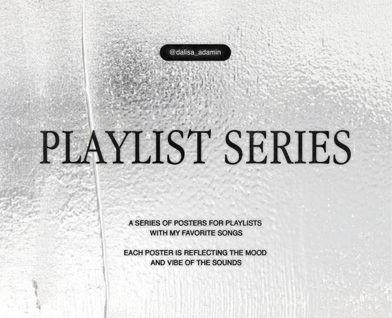 Playlist Poster Series на Dprofile