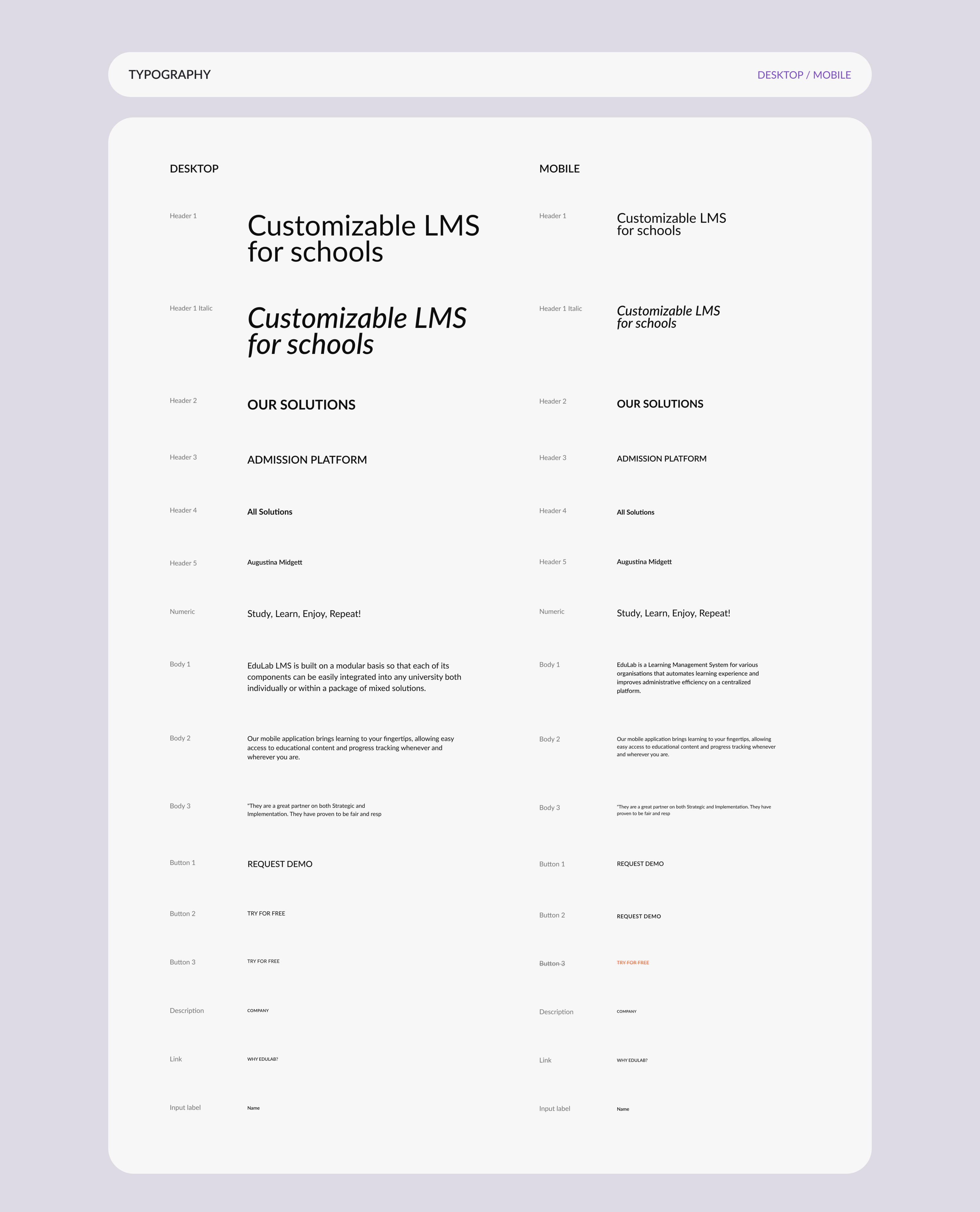 Landing Page for LMS Edulab — Изображение №5 — Интерфейсы на Dprofile