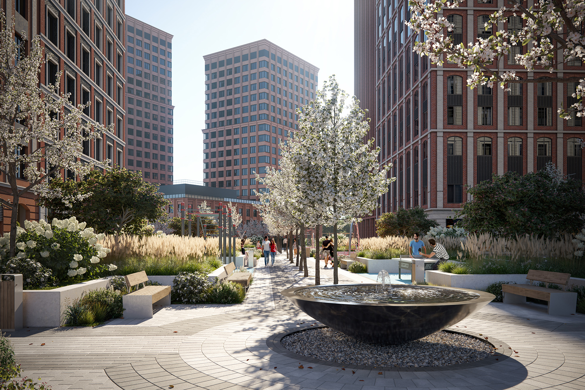 Жилой комплекс «Серебряный фонтан» — Изображение №6 — 3D на Dprofile