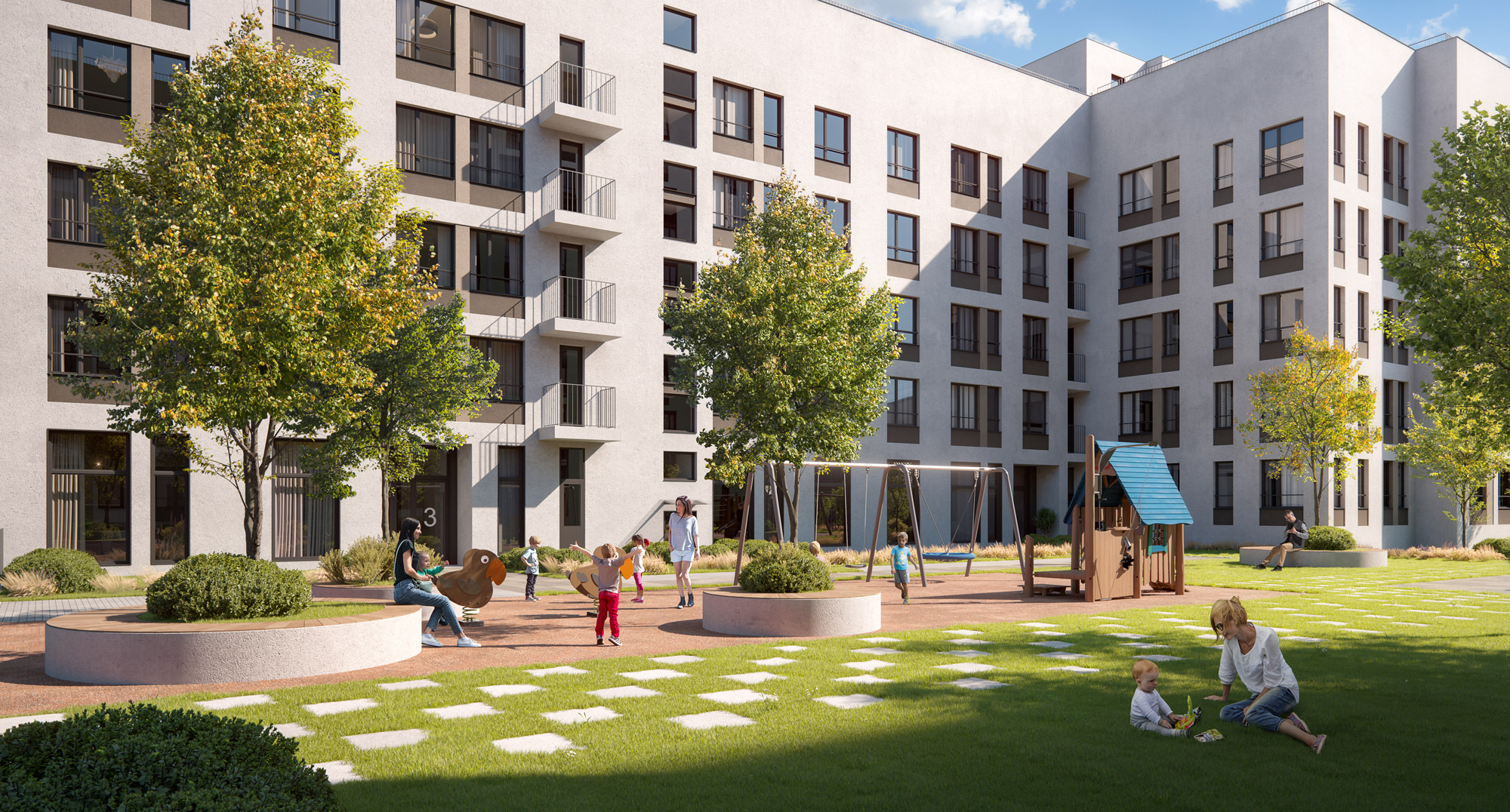 Жилой комплекс Olivia — Изображение №5 — 3D на Dprofile