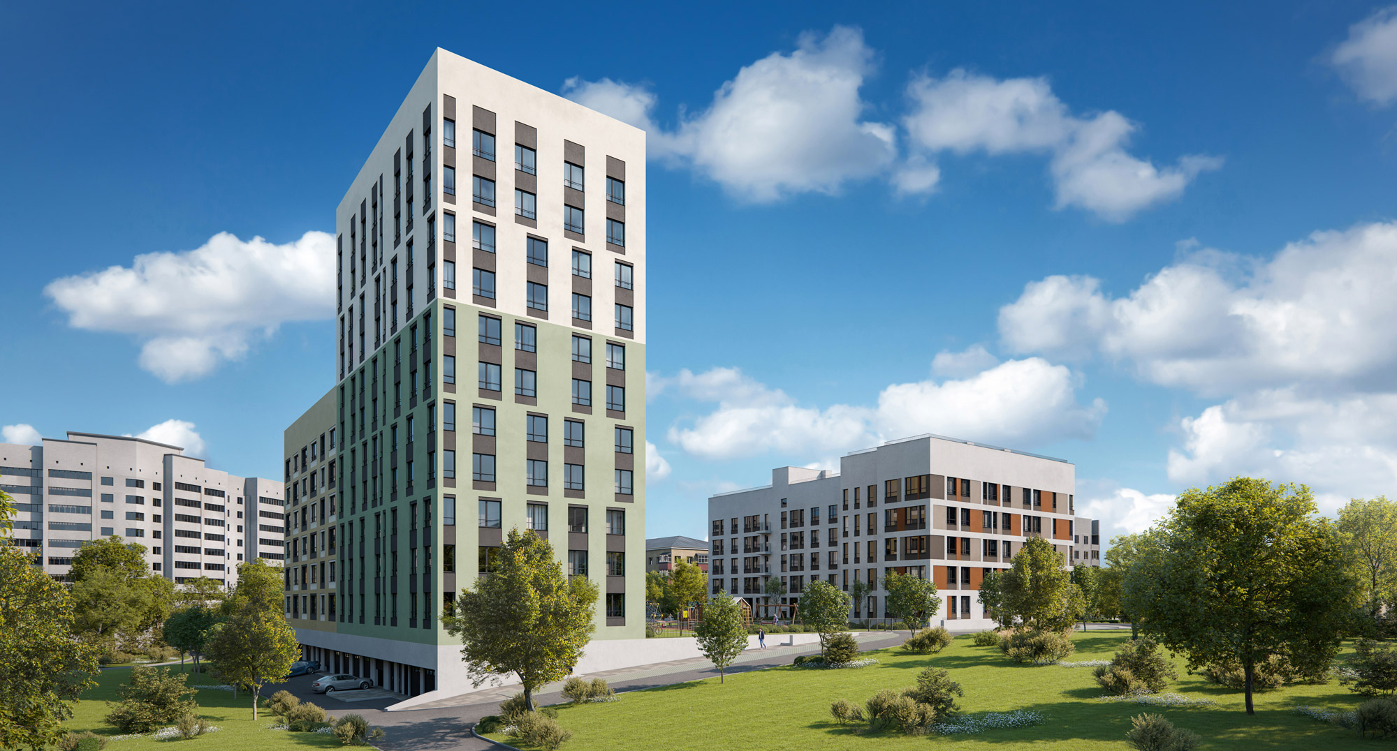 Жилой комплекс Olivia — Изображение №8 — 3D на Dprofile