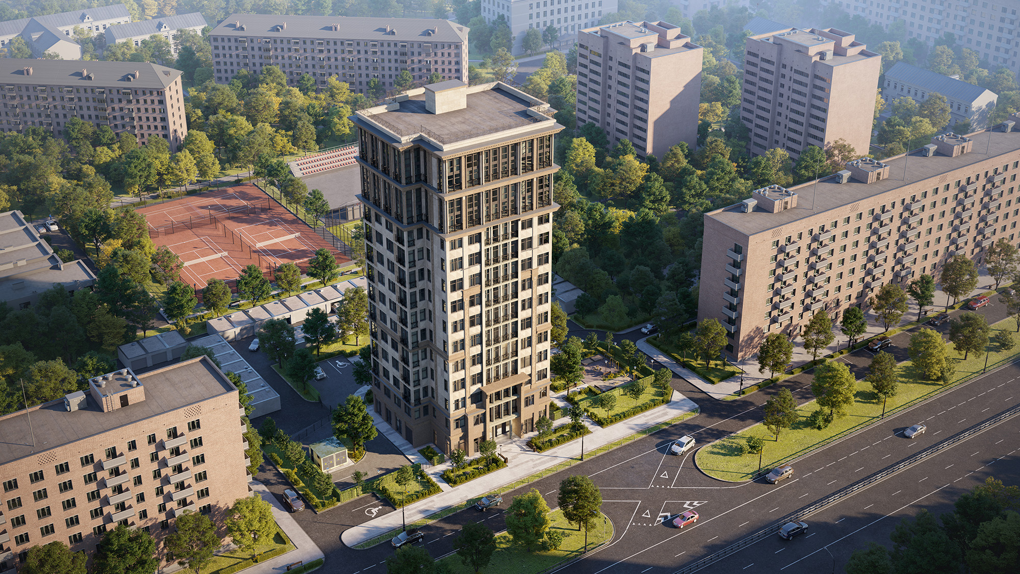 Жилой комплекс «Счастье на Ломоносовском» — Изображение №3 — 3D на Dprofile