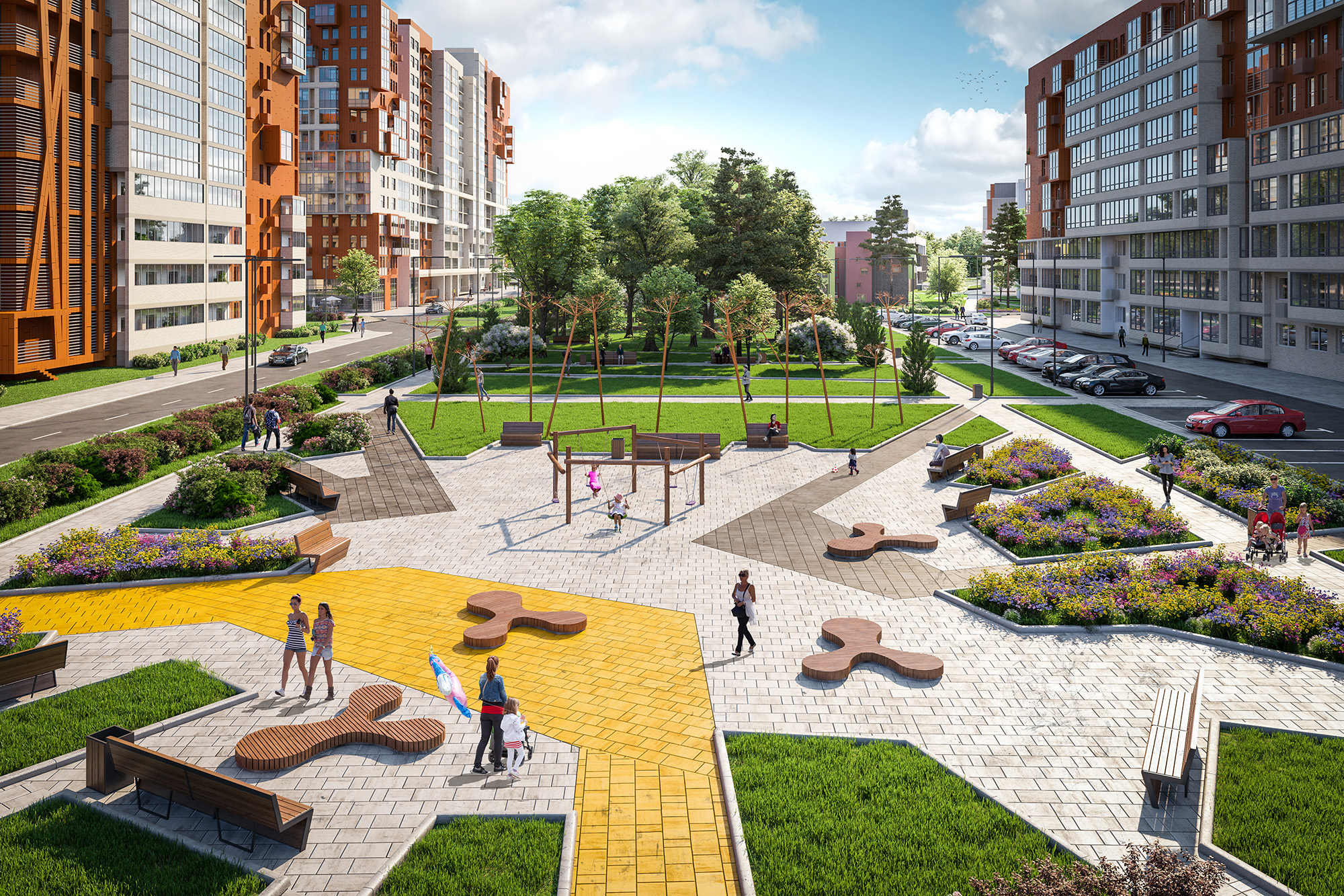 Жилой комплекс «Отрада» — Изображение №7 — 3D на Dprofile