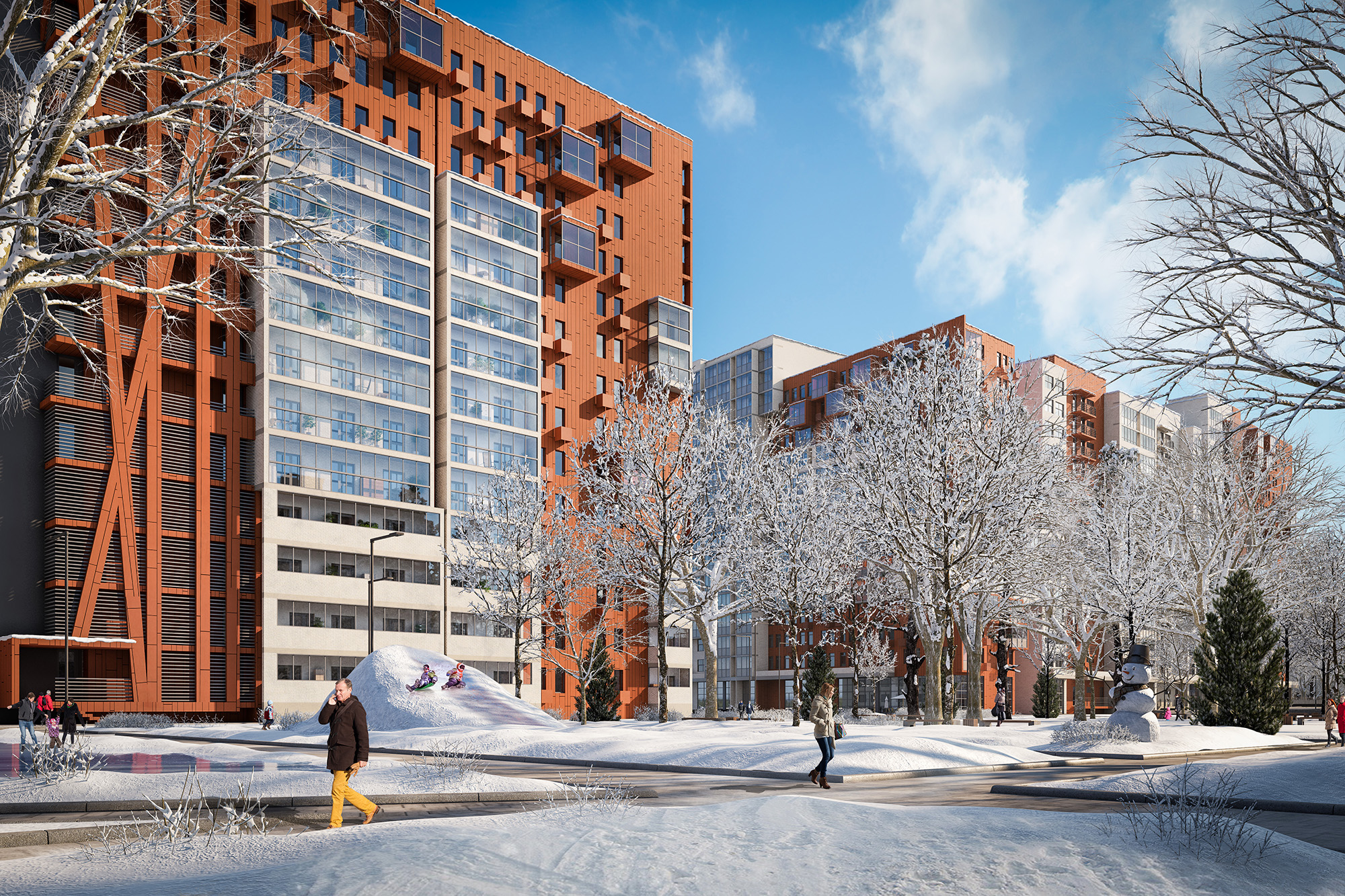 Жилой комплекс «Отрада» — Изображение №12 — 3D на Dprofile