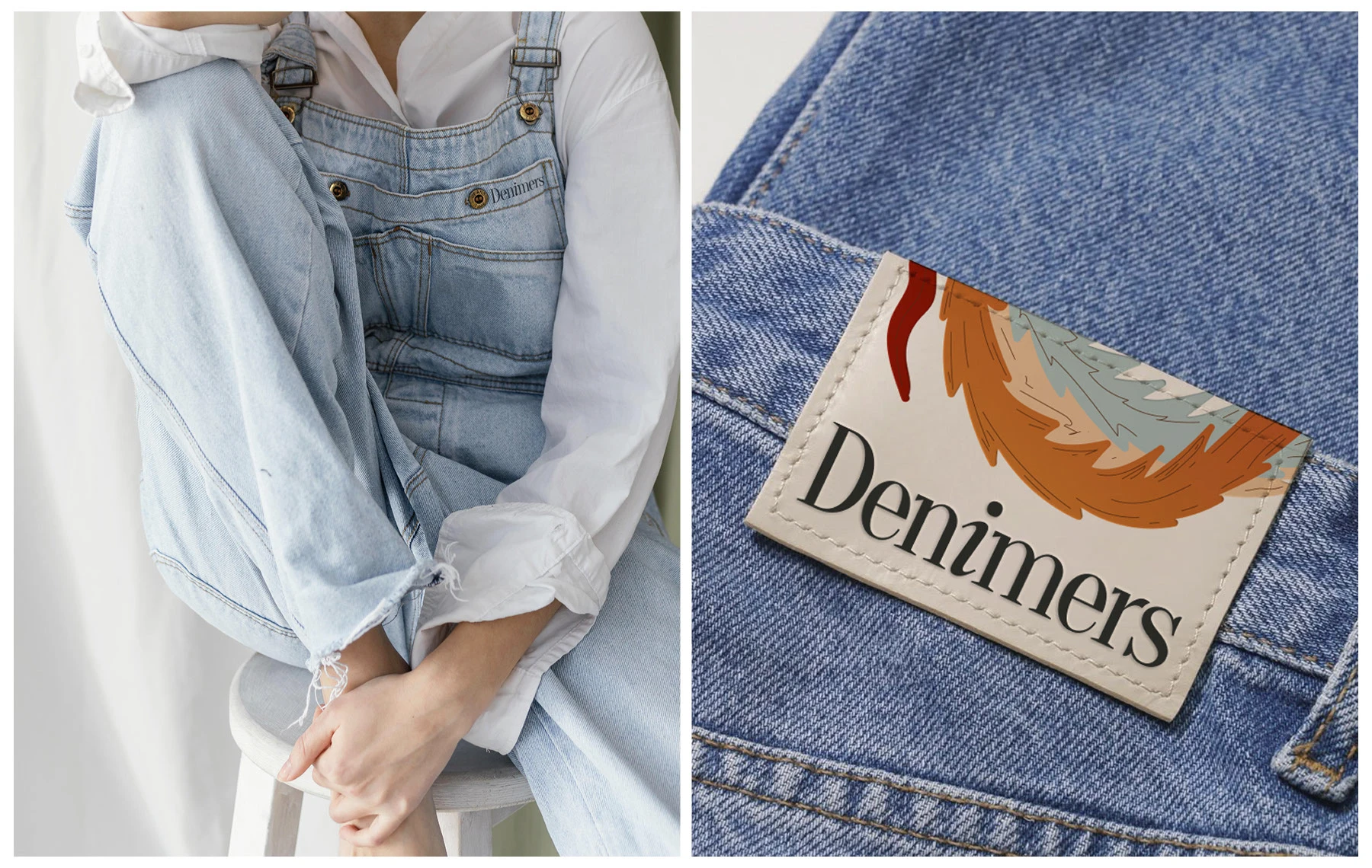 Denimers — айдентика для джинсового бренда — Изображение №19 — Брендинг, Иллюстрация на Dprofile