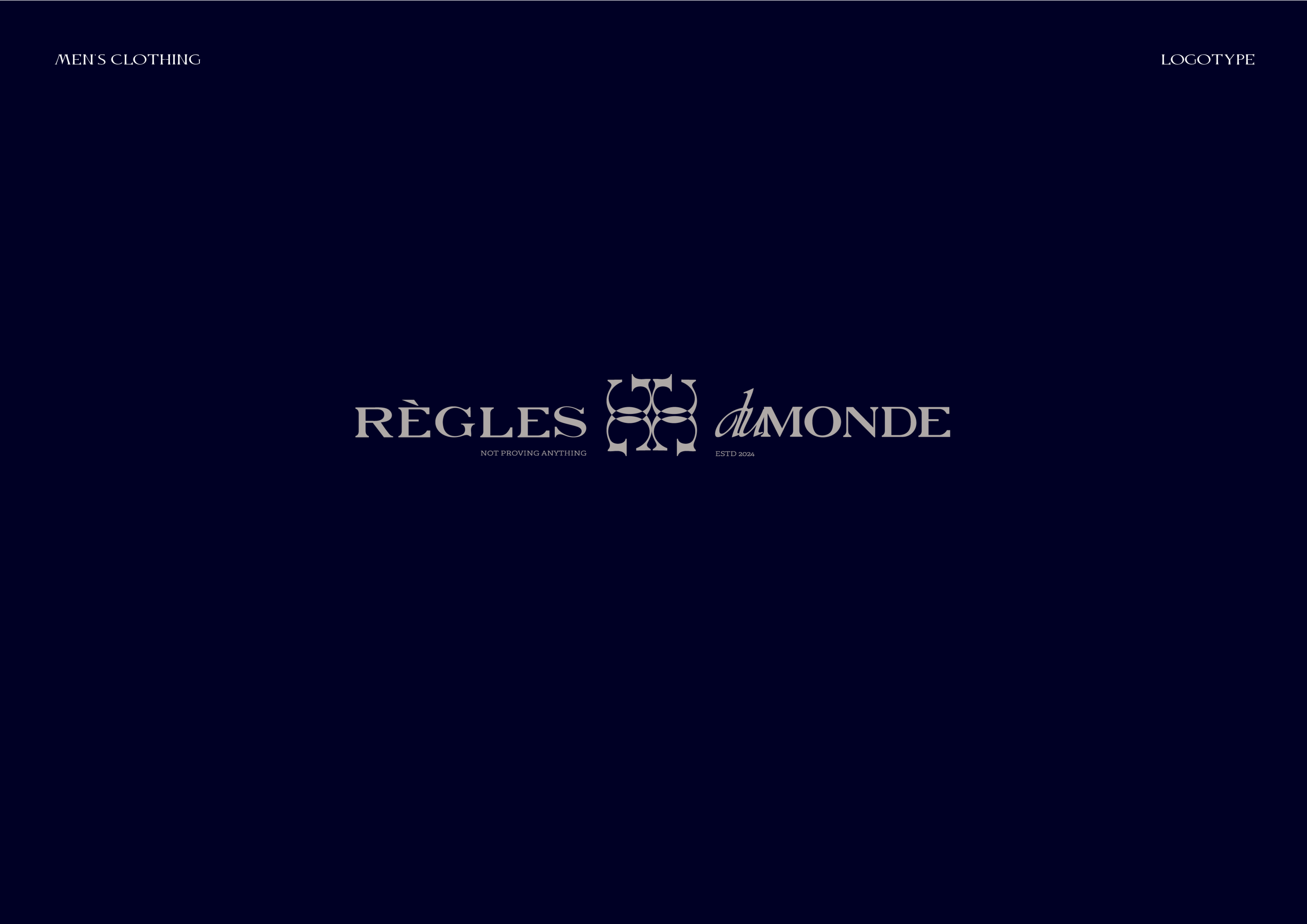 REGLES DU MONDE | Men's clothing brand — Изображение №6 — Брендинг на Dprofile