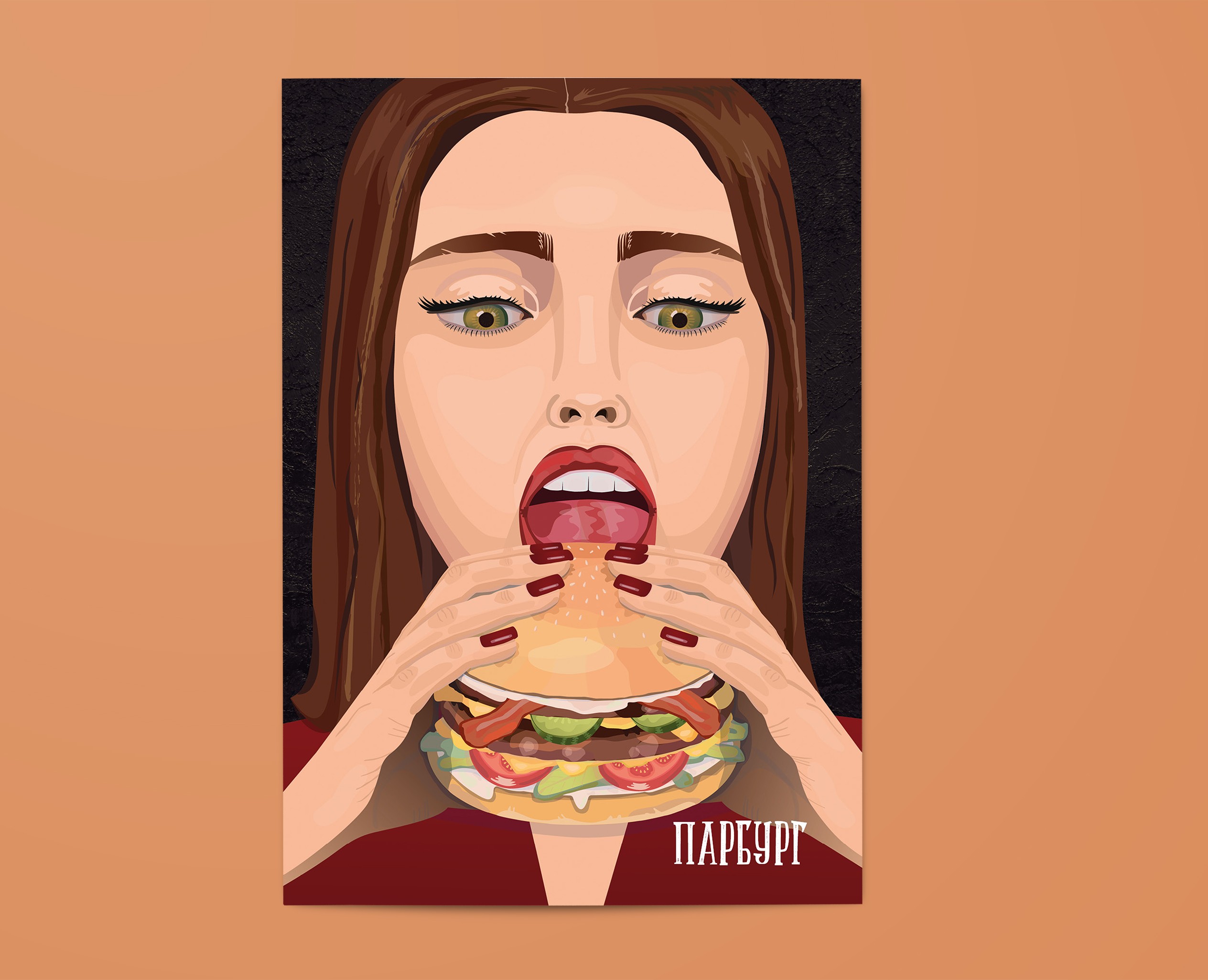 MENU DESIGN Дизайн меню для бургер-бара на Dprofile