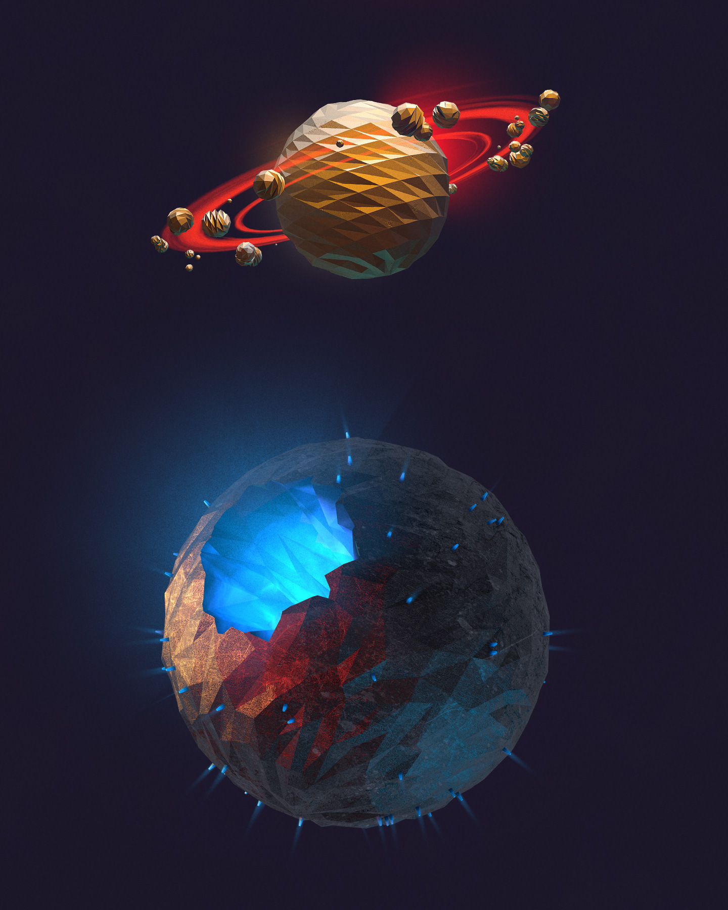 PLANETS — Изображение №3 — Иллюстрация, 3D на Dprofile