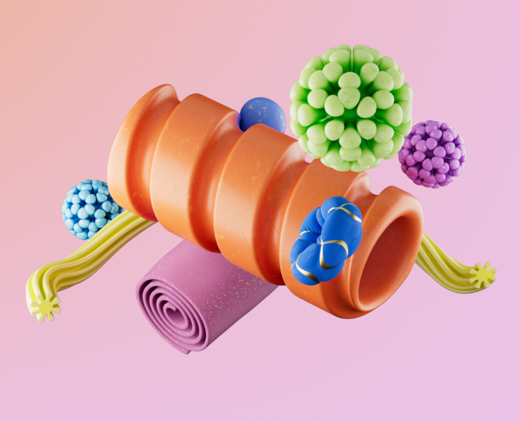 Orange Tube — 3D, Анимация на Dprofile