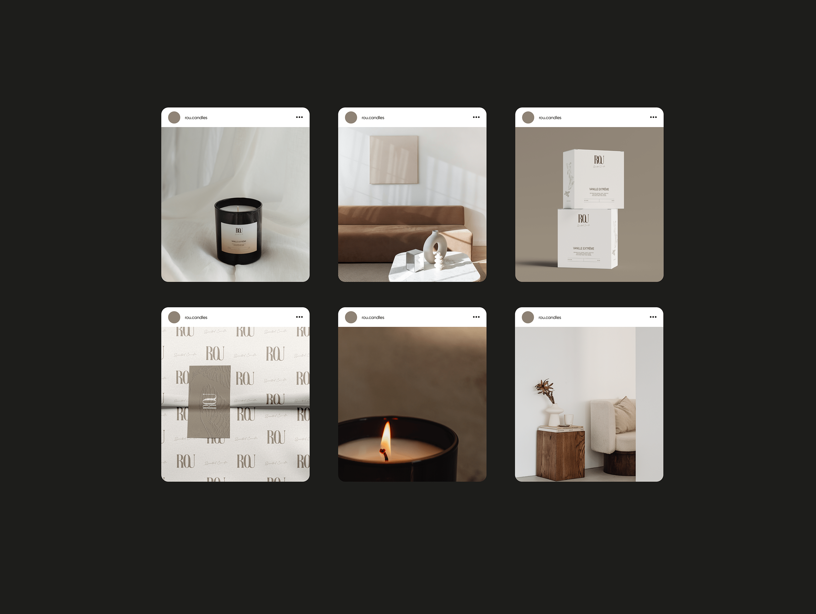 ROU CANDLE / BRAND IDENTITY — Изображение №10 — Брендинг, Графика на Dprofile