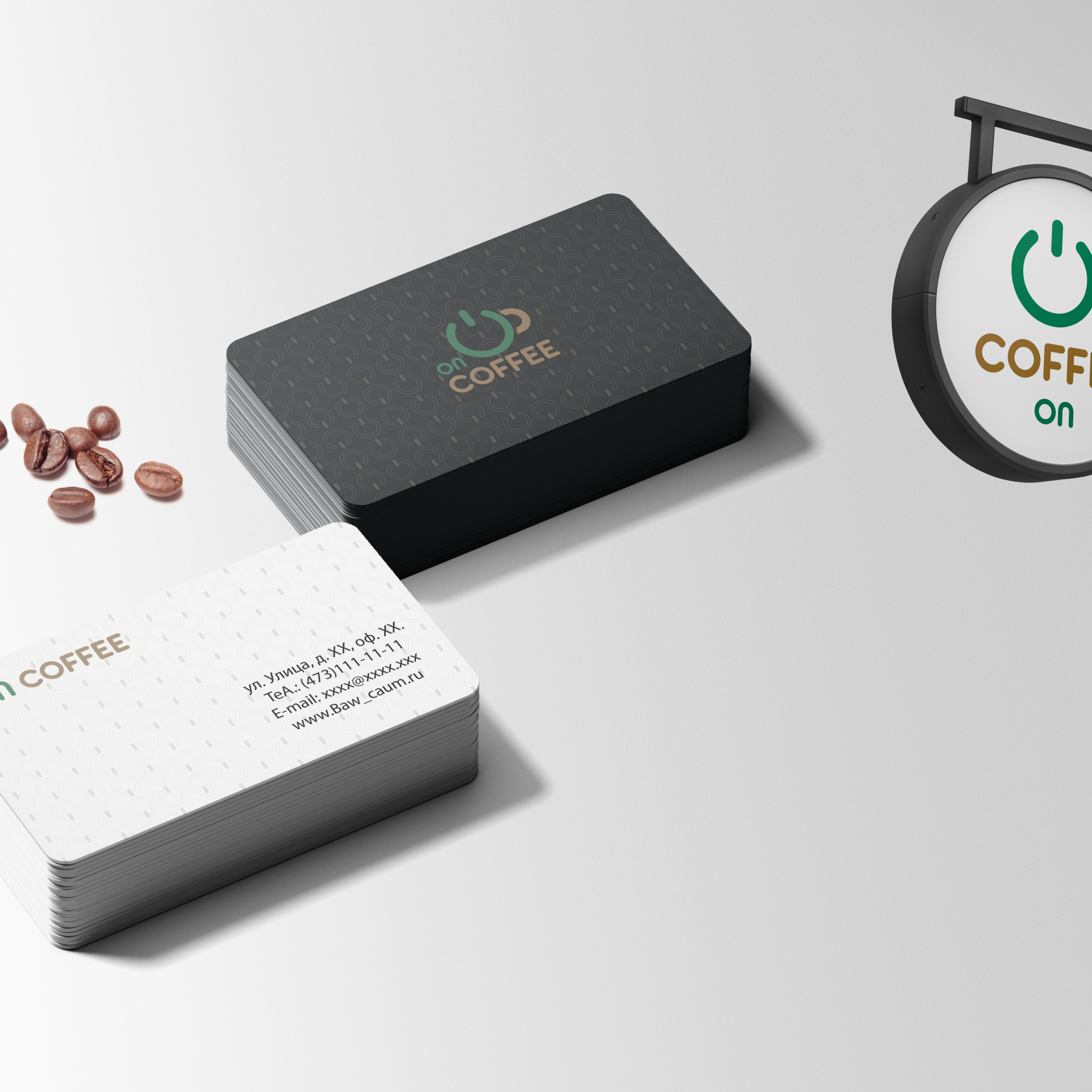 ON COFFEE  проект продаётся. — Изображение №5 — Брендинг на Dprofile