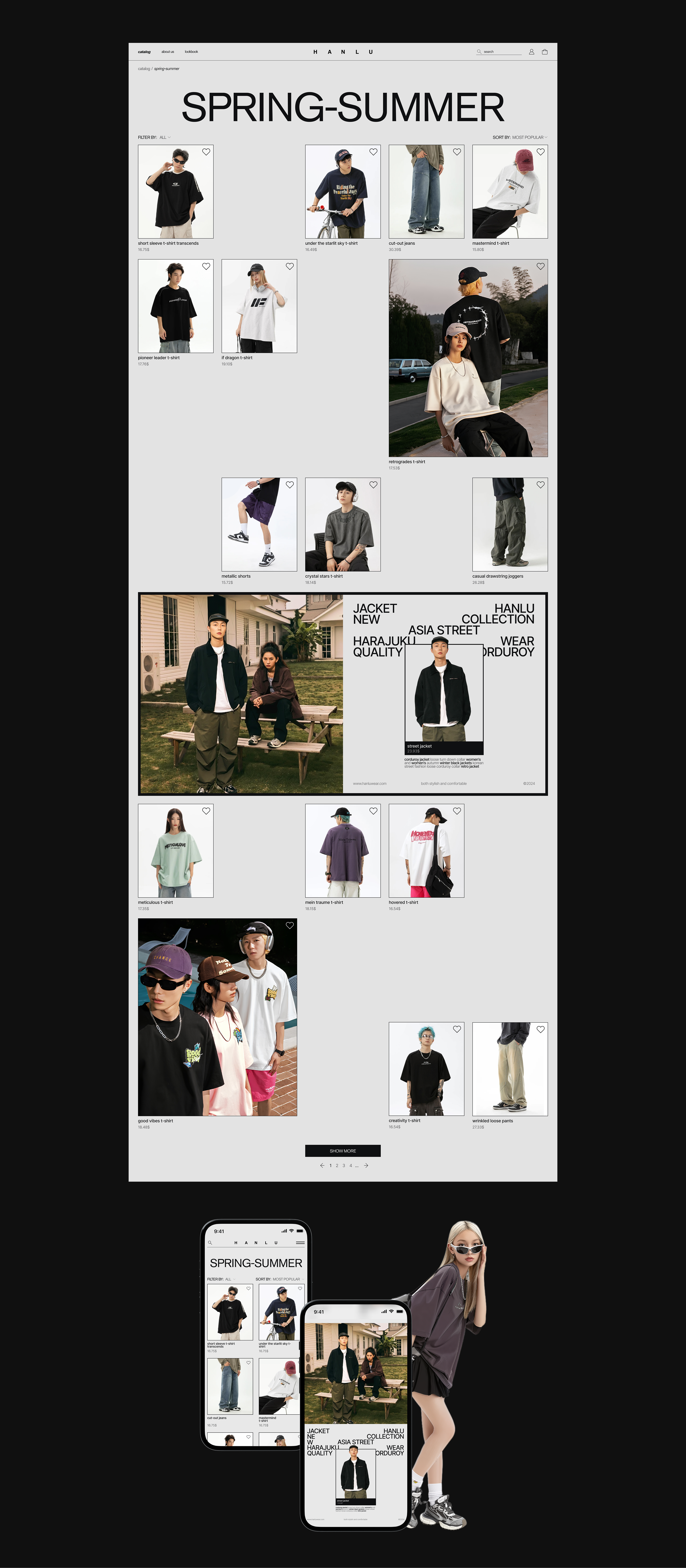 HANLU | E-commerce | UX/UI Design — Изображение №6 — Интерфейсы на Dprofile