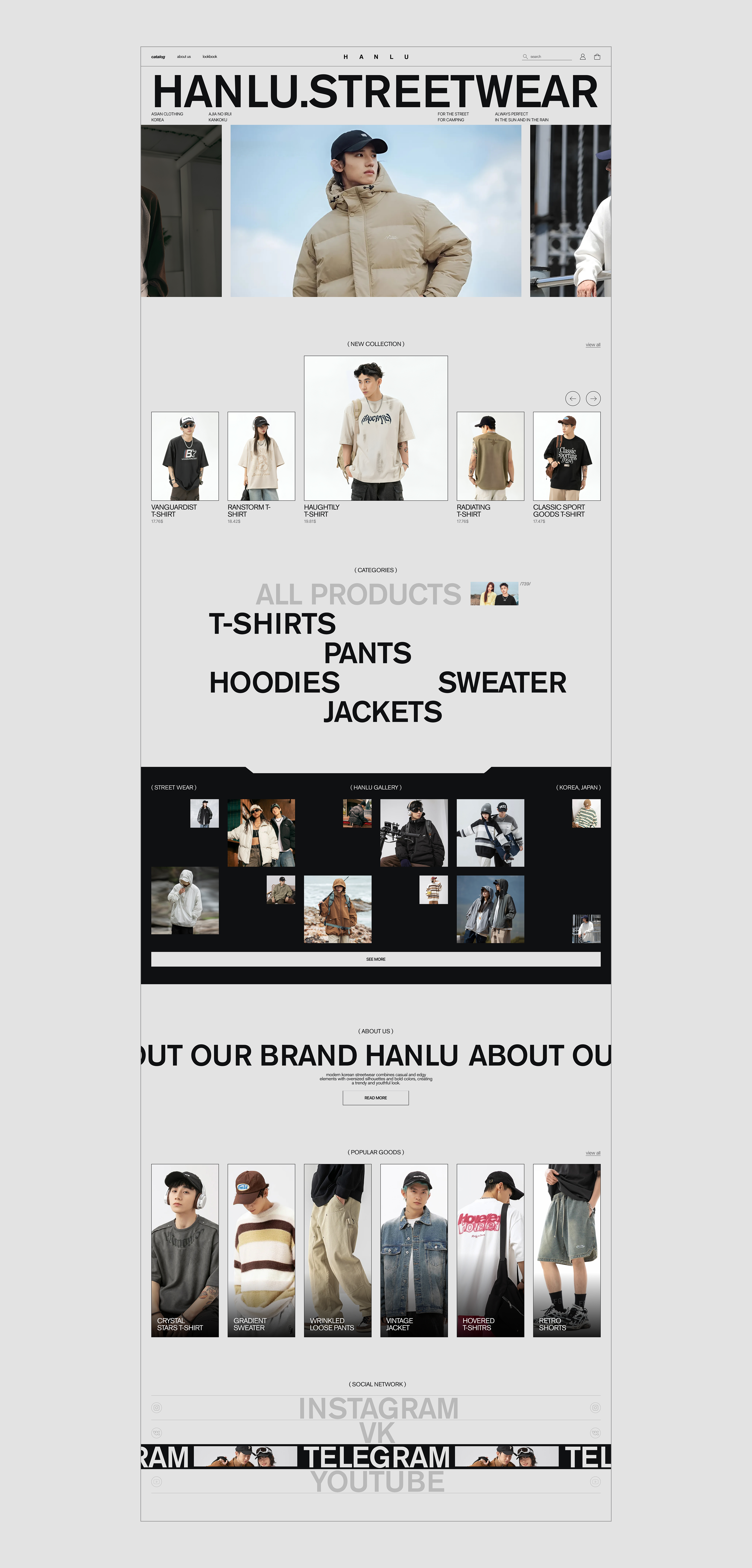 HANLU | E-commerce | UX/UI Design — Изображение №3 — Интерфейсы на Dprofile