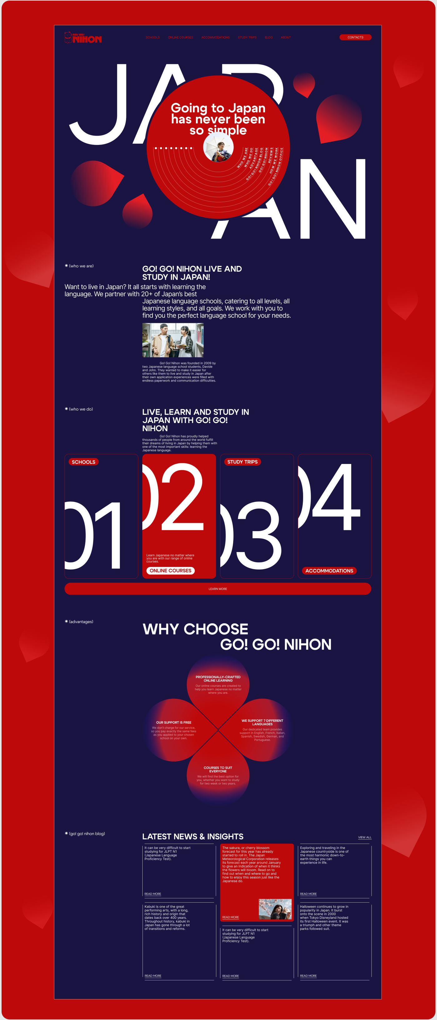 Go! Go! Nihon redesign landing — Изображение №7 — Интерфейсы на Dprofile