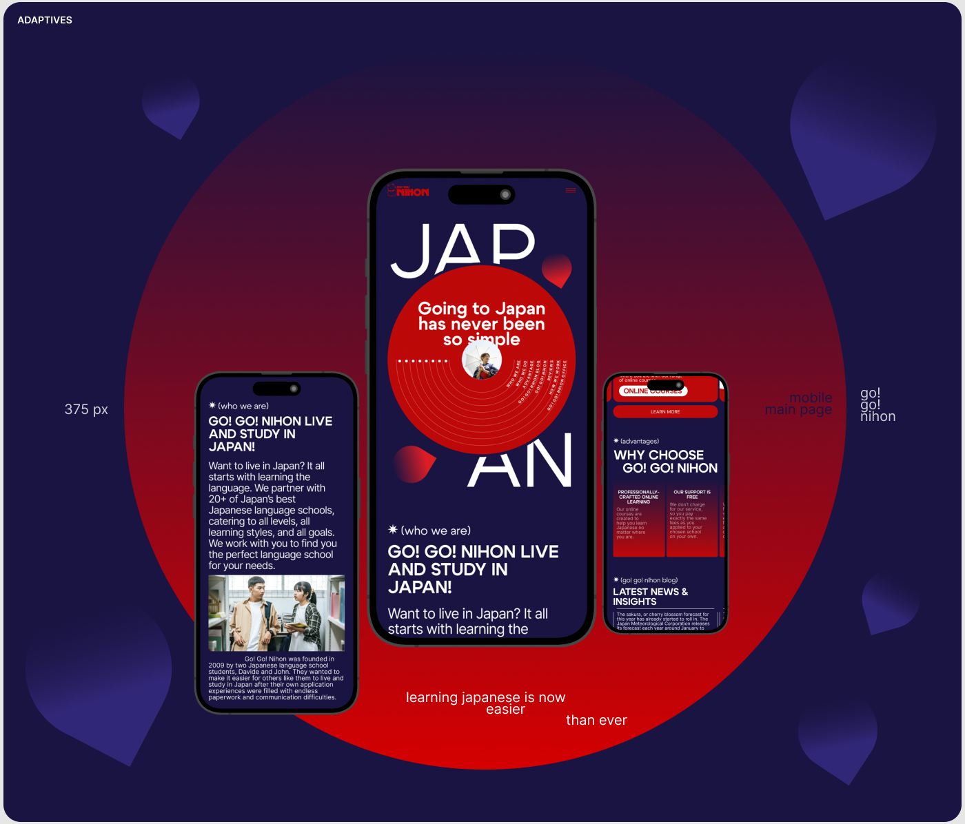 Go! Go! Nihon redesign landing — Изображение №6 — Интерфейсы на Dprofile