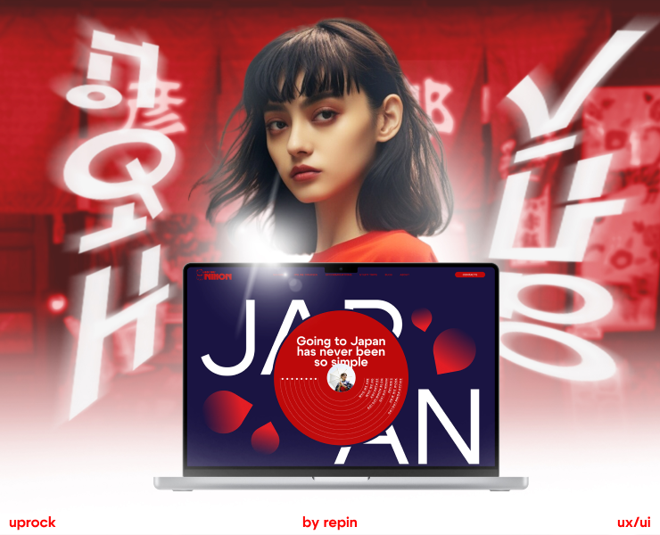 Go! Go! Nihon redesign landing — Интерфейсы на Dprofile