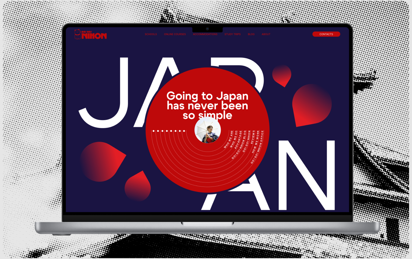 Go! Go! Nihon redesign landing — Изображение №3 — Интерфейсы на Dprofile