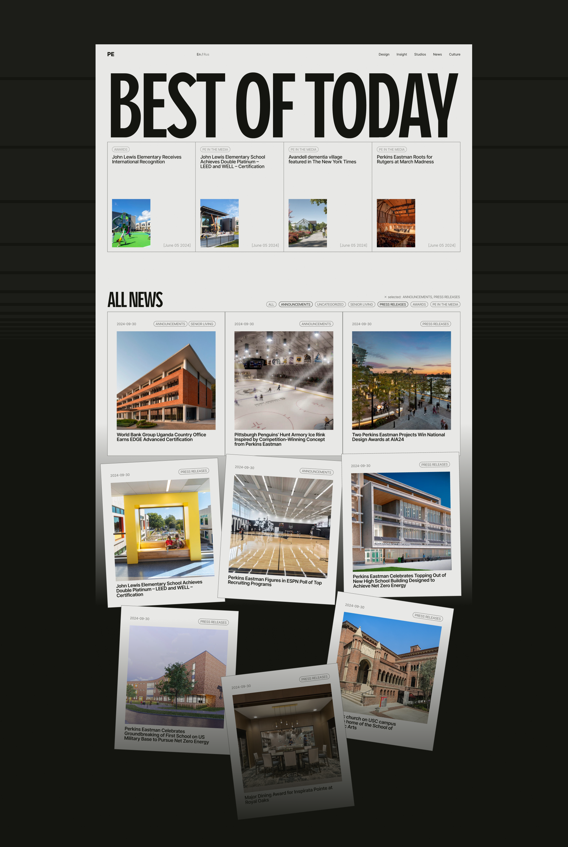PERKINS EATMAN | Corporate website | UX/UI Design — Изображение №8 — Интерфейсы на Dprofile