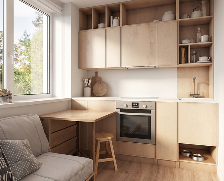 Studio apartment — Иллюстрация, 3D на Dprofile