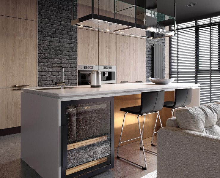 Loft Kitchen — Иллюстрация, 3D на Dprofile