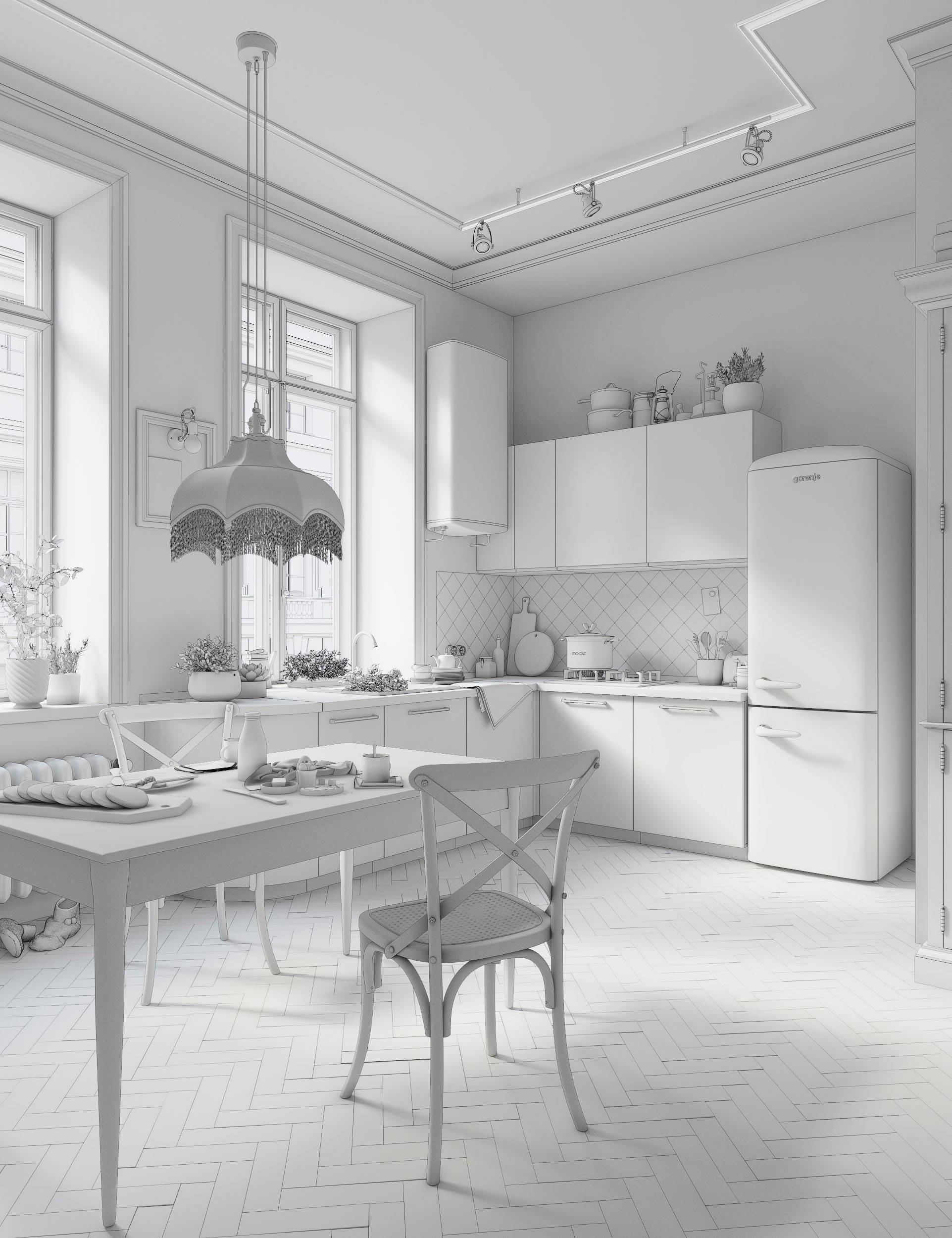 Kitchen — Изображение №2 — Иллюстрация, 3D на Dprofile