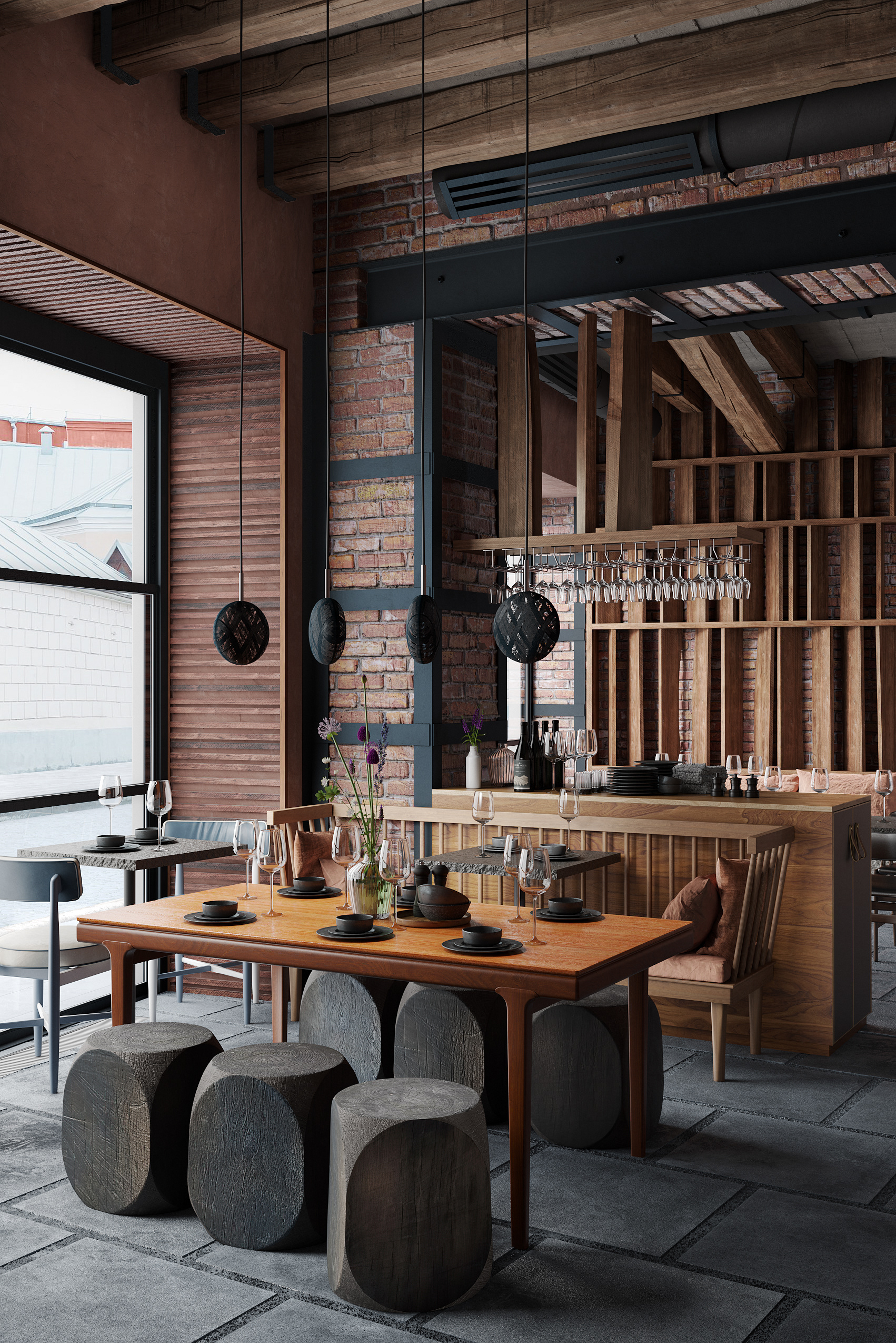 Lucky Izakaya Bar — Изображение №1 — Иллюстрация, 3D на Dprofile