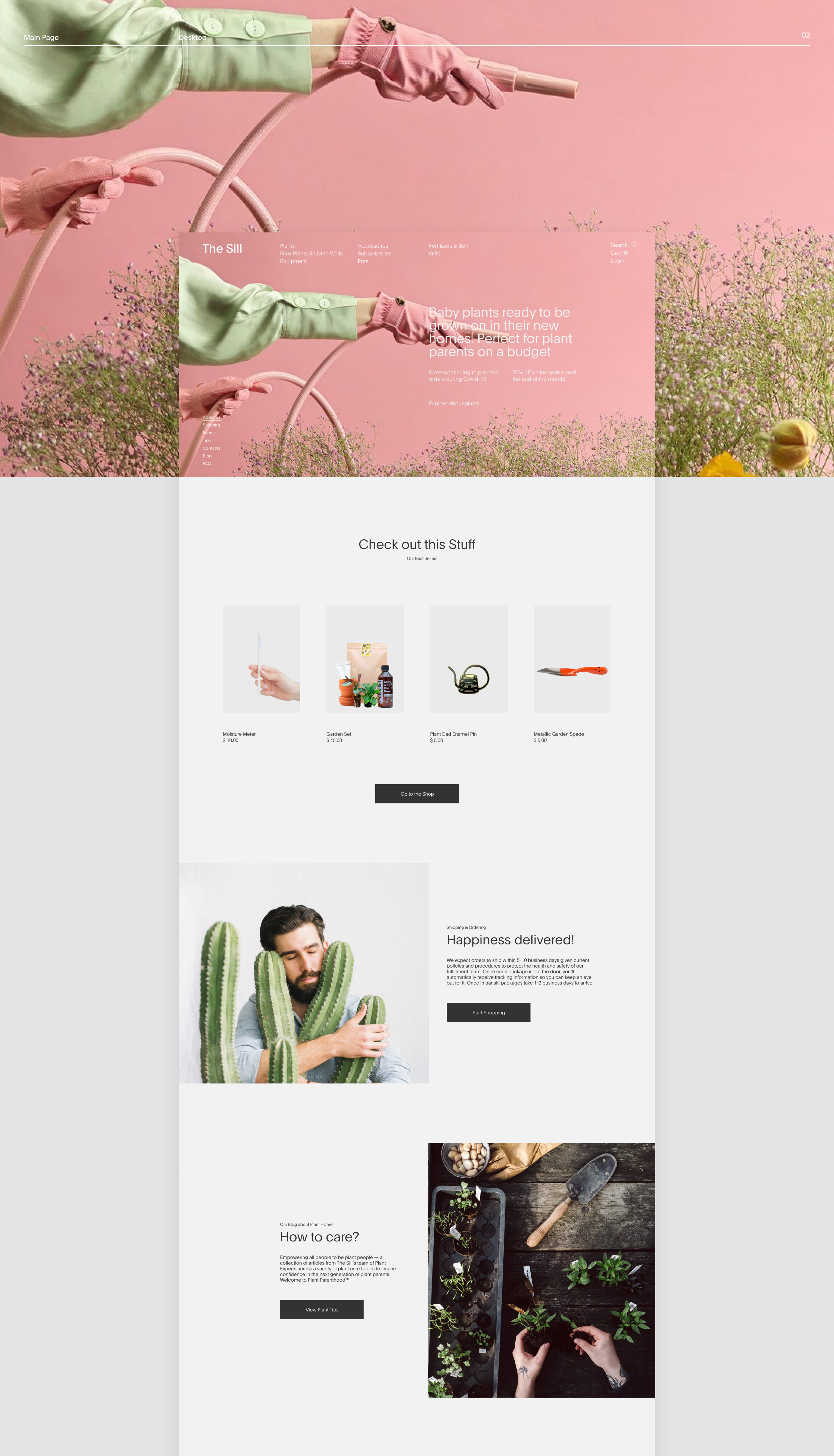 The Sill | Web-Site Redesign — Изображение №4 — Интерфейсы на Dprofile