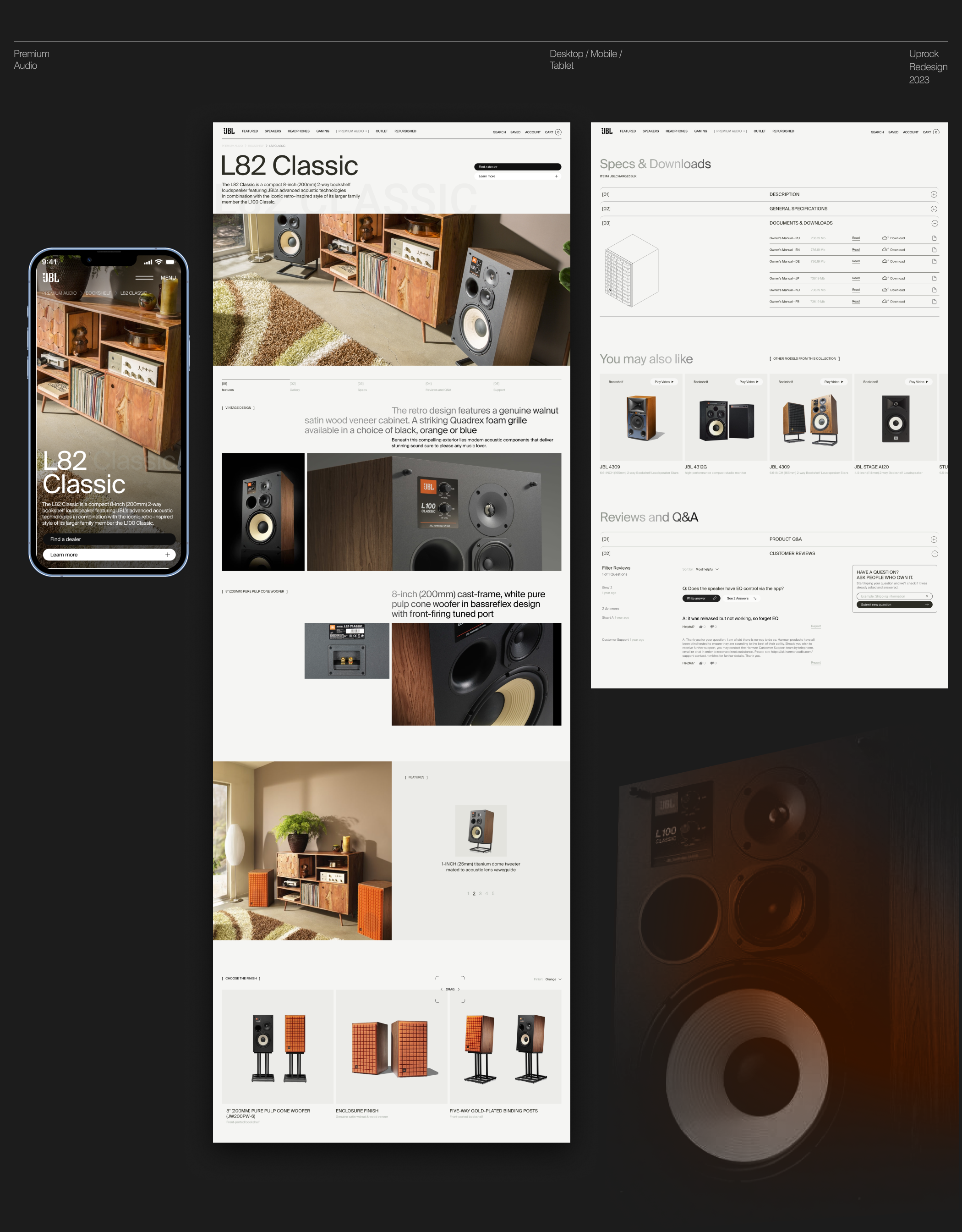 JBL Web-site Redesign — Изображение №6 — Интерфейсы на Dprofile