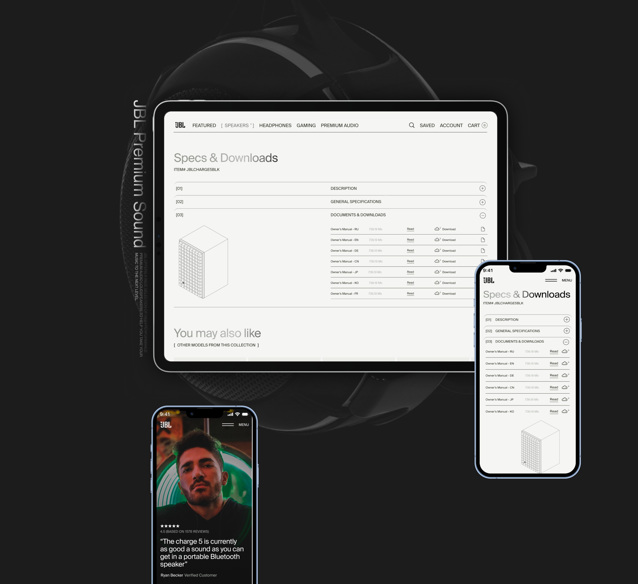 JBL Web-site Redesign — Изображение №3 — Интерфейсы на Dprofile