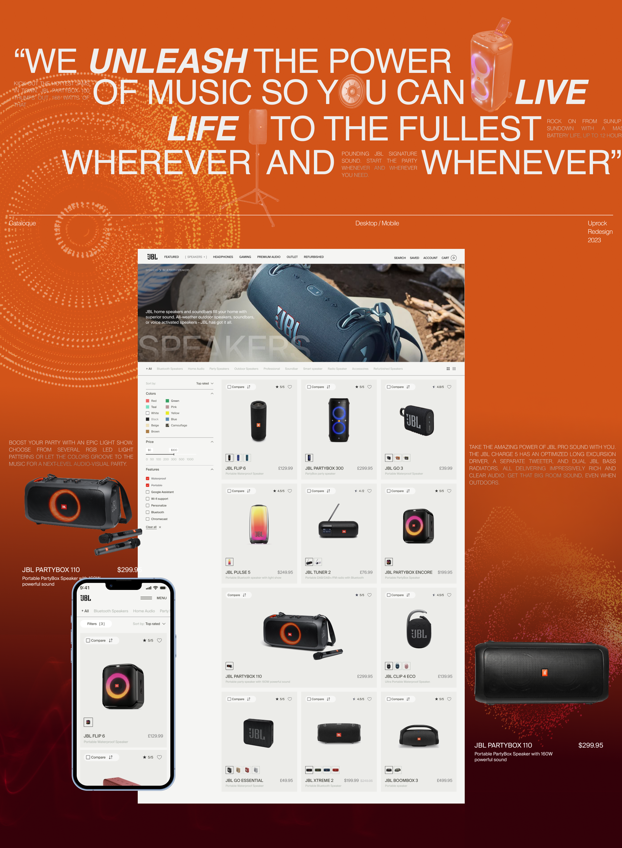 JBL Web-site Redesign — Изображение №8 — Интерфейсы на Dprofile