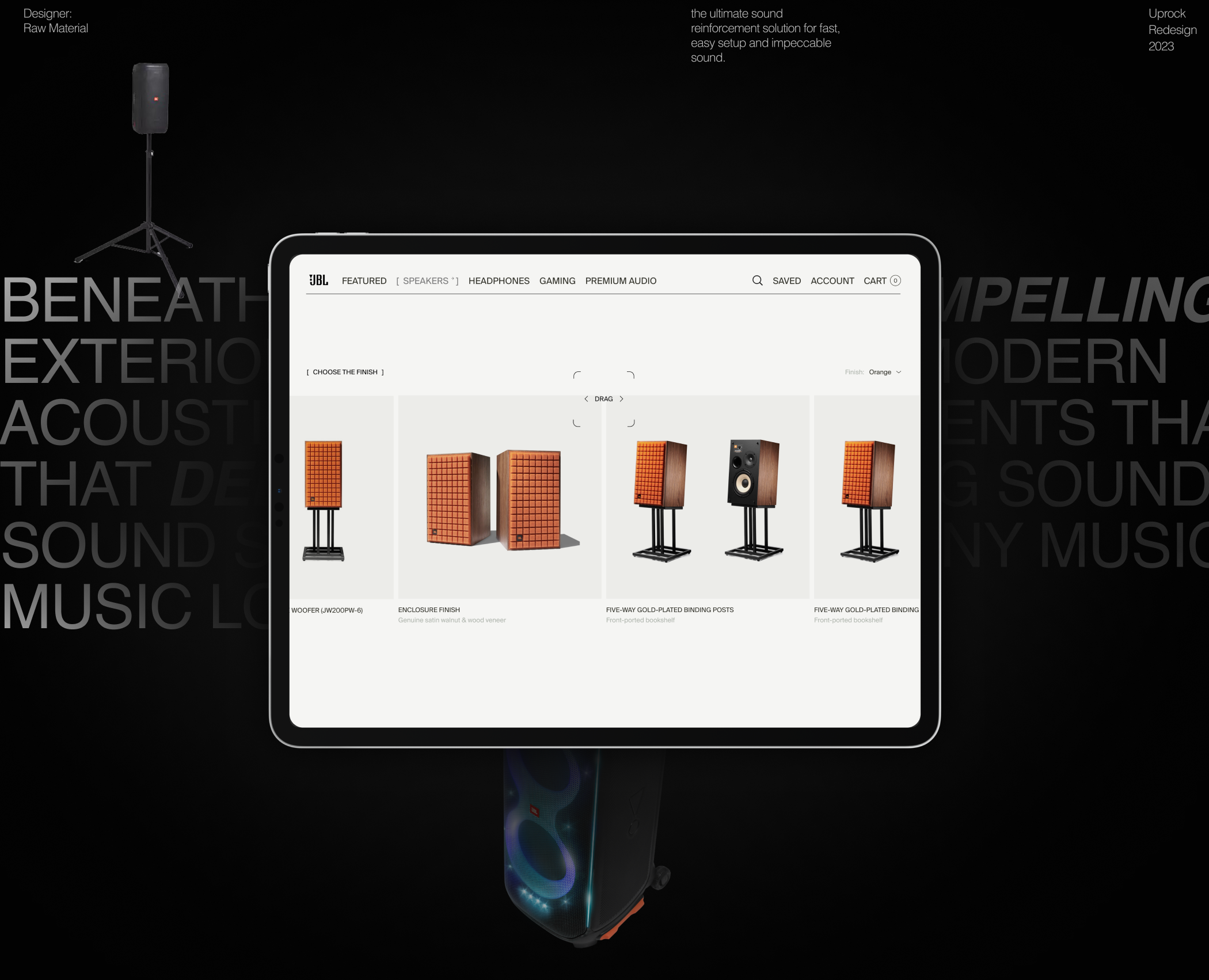 JBL Web-site Redesign — Интерфейсы на Dprofile