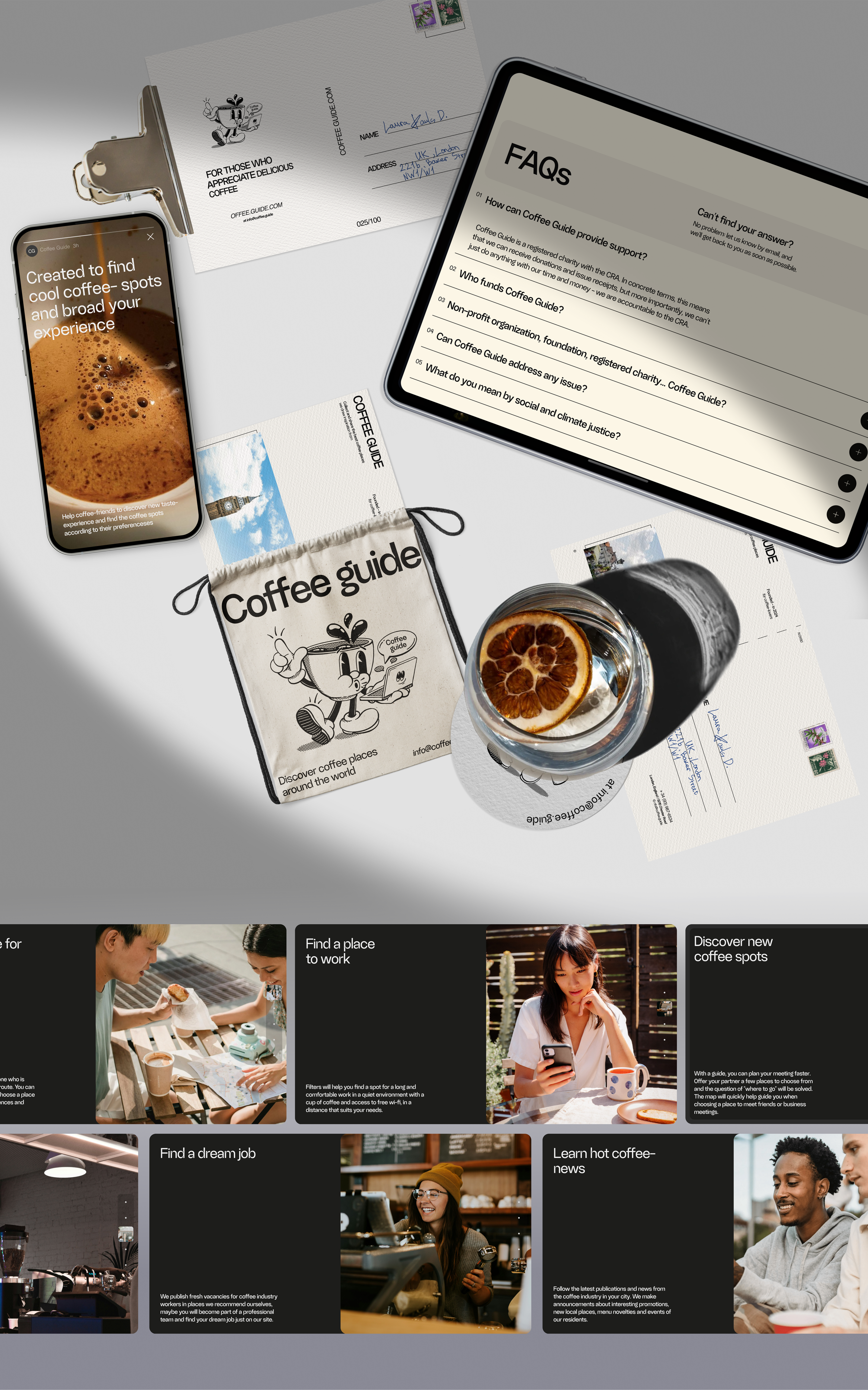 Coffee Guide. Web-site with best coffee-places. — Изображение №16 — Интерфейсы, Брендинг на Dprofile