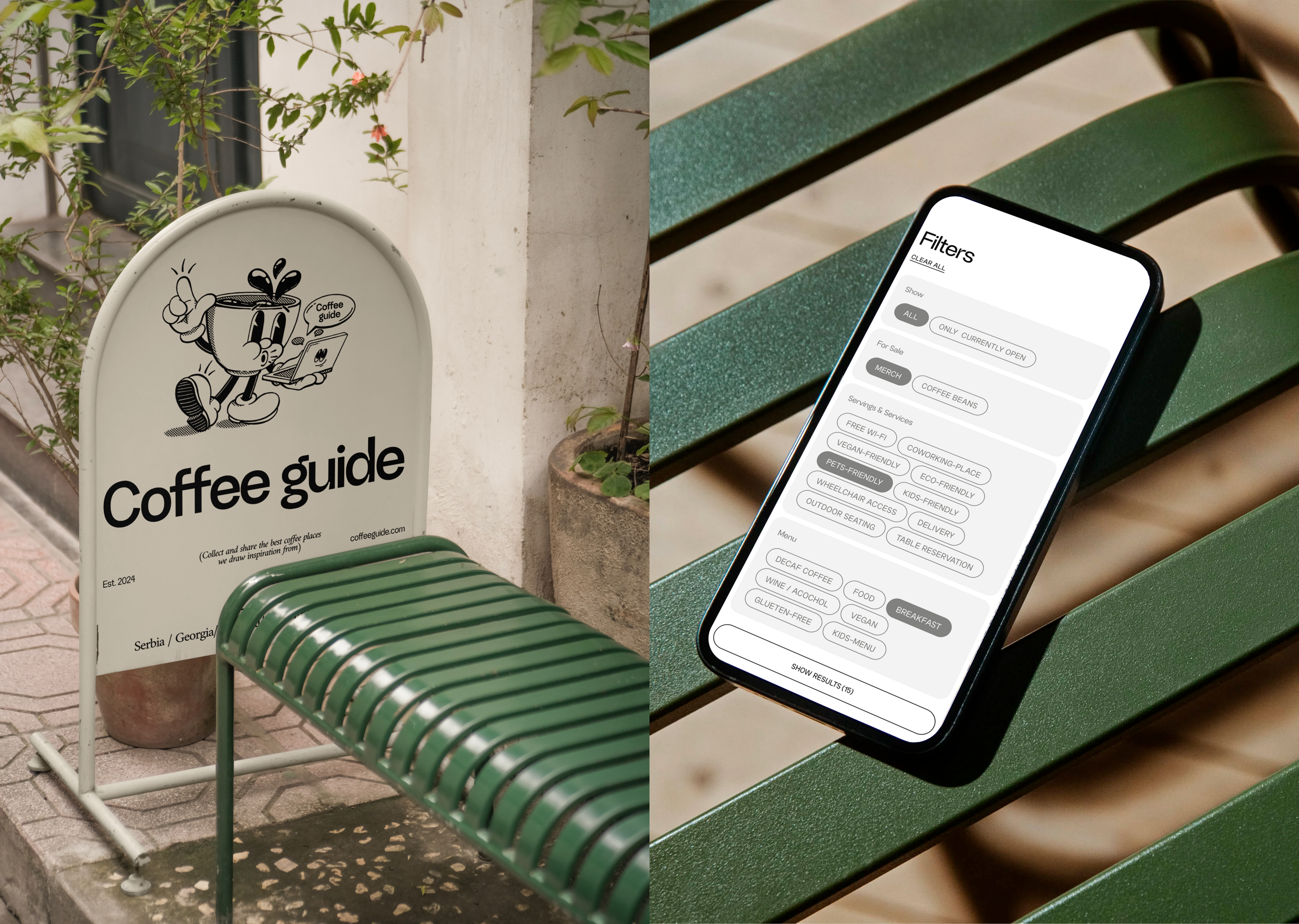 Coffee Guide. Web-site with best coffee-places. — Изображение №5 — Интерфейсы, Брендинг на Dprofile